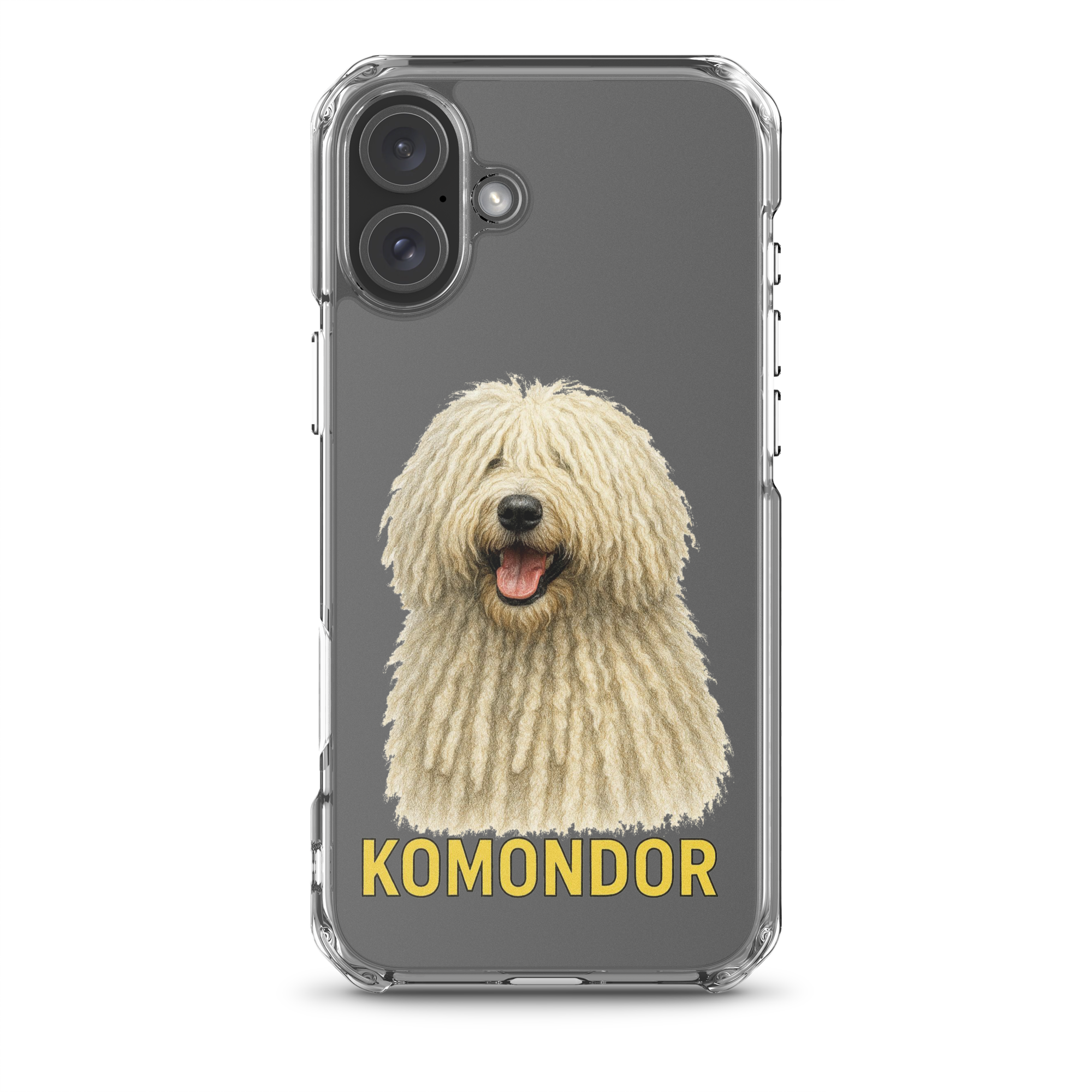 Komondor Clear Case for iPhone