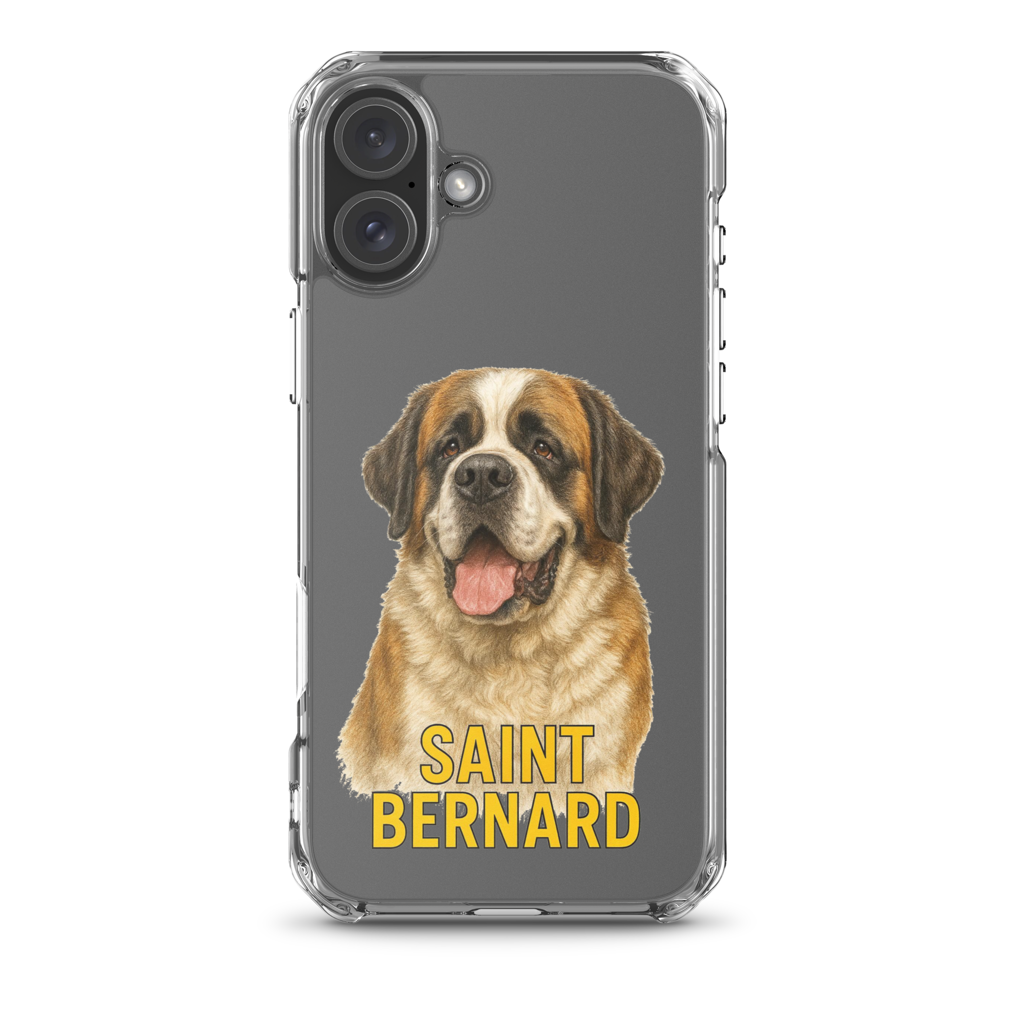Saint Bernard Clear Case for iPhone