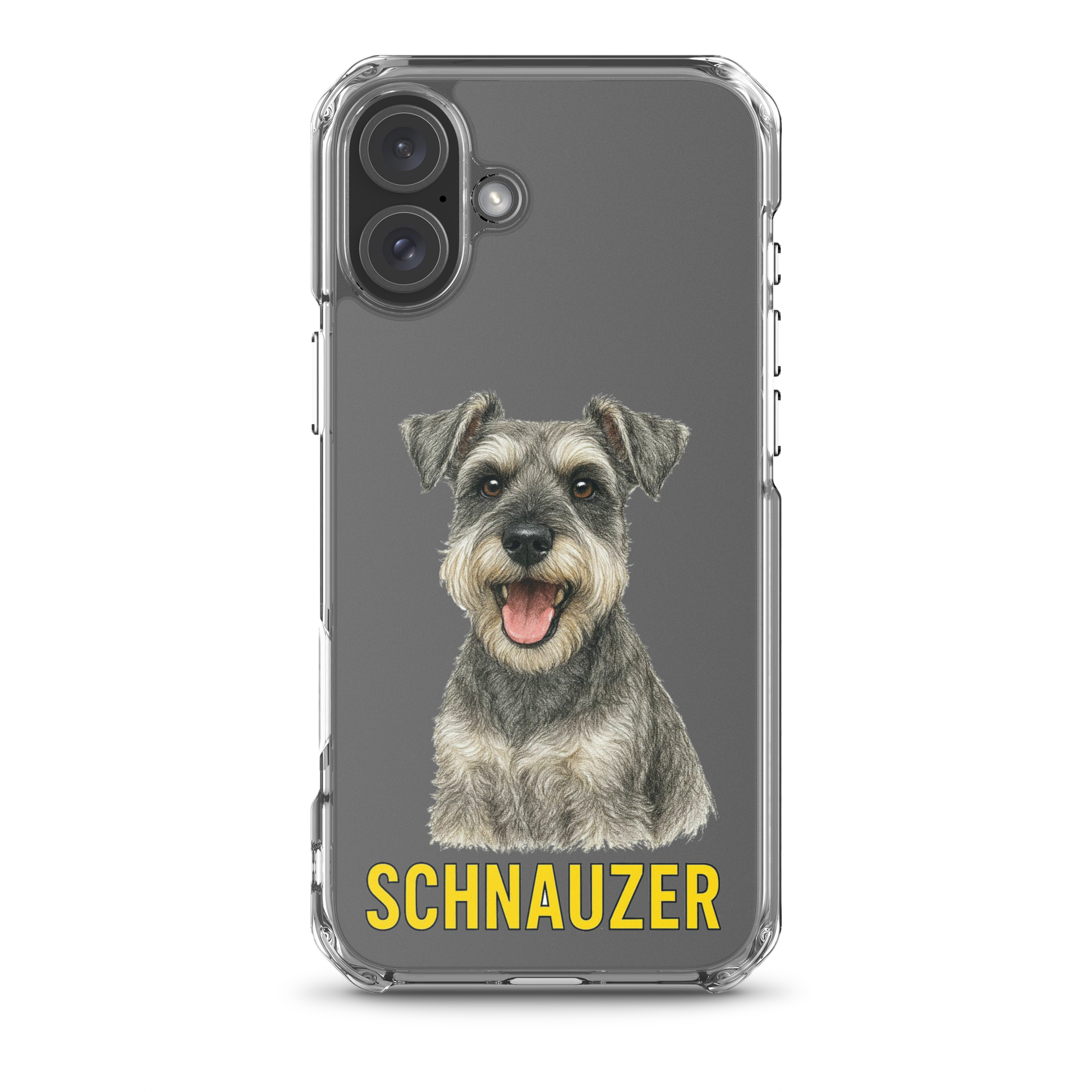 Schnauzer Clear Case for iPhone