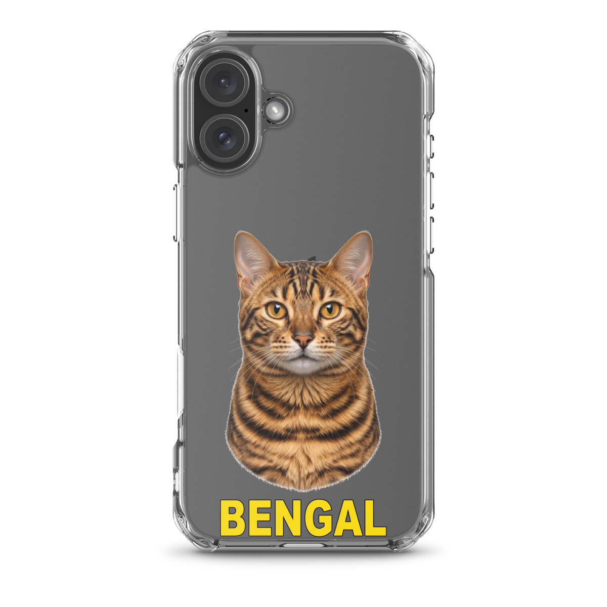 Bengal Cat Clear Case for iPhone®