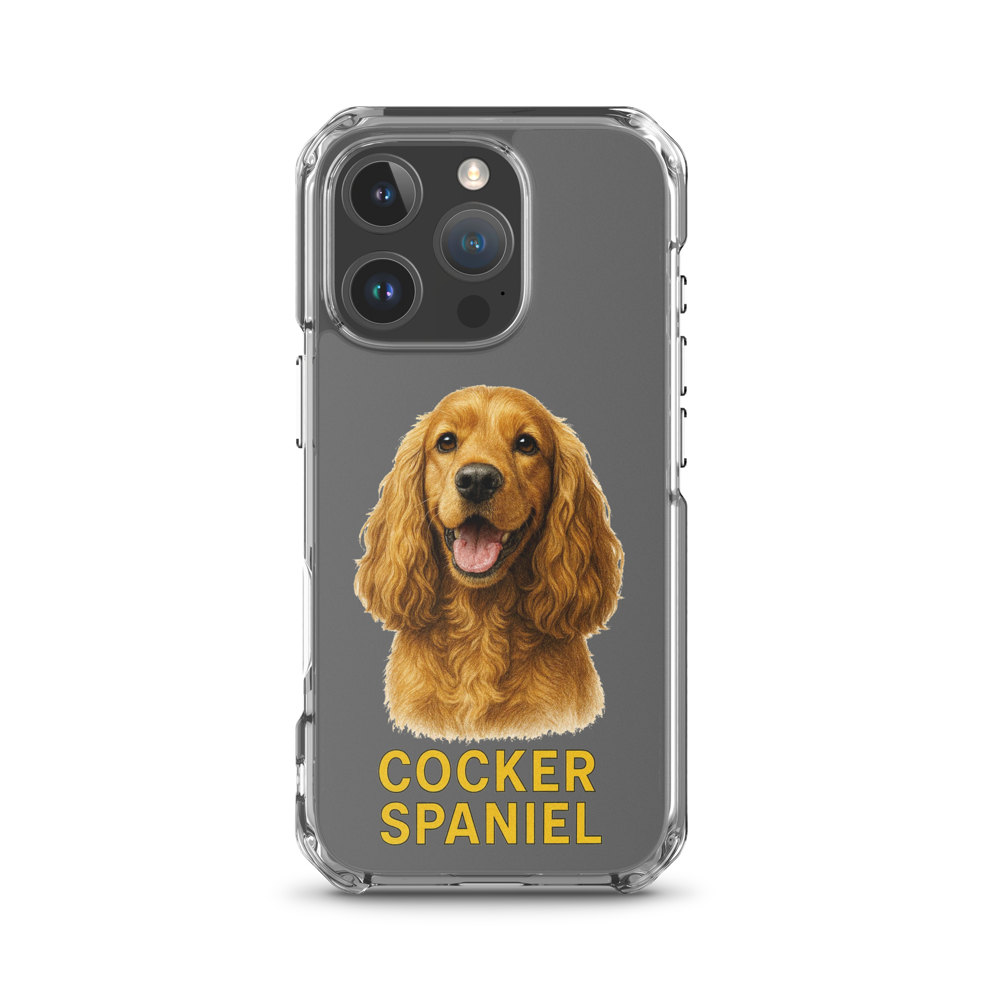 Cocker Spaniel Clear Case for iPhone