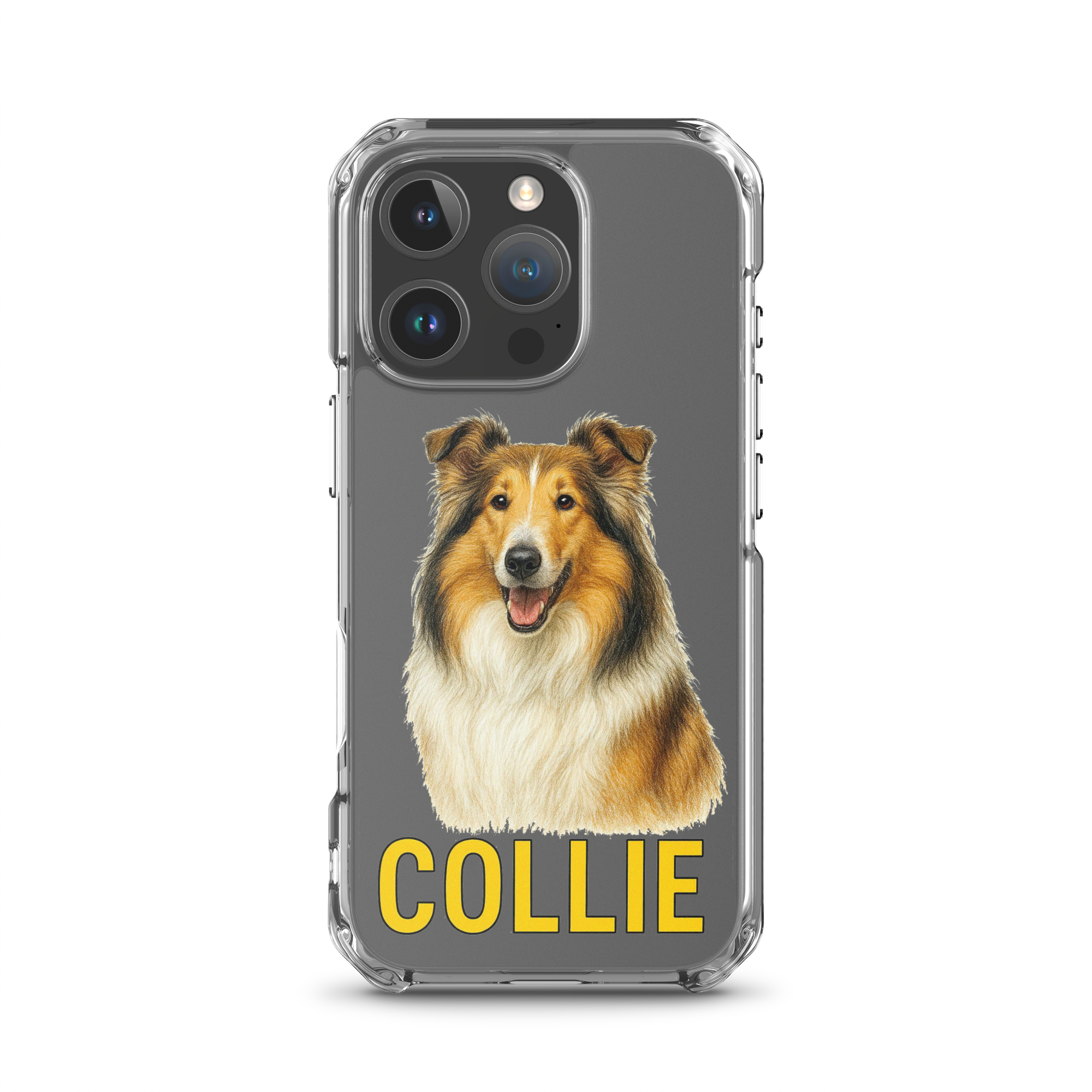 Collie Clear Case for iPhone