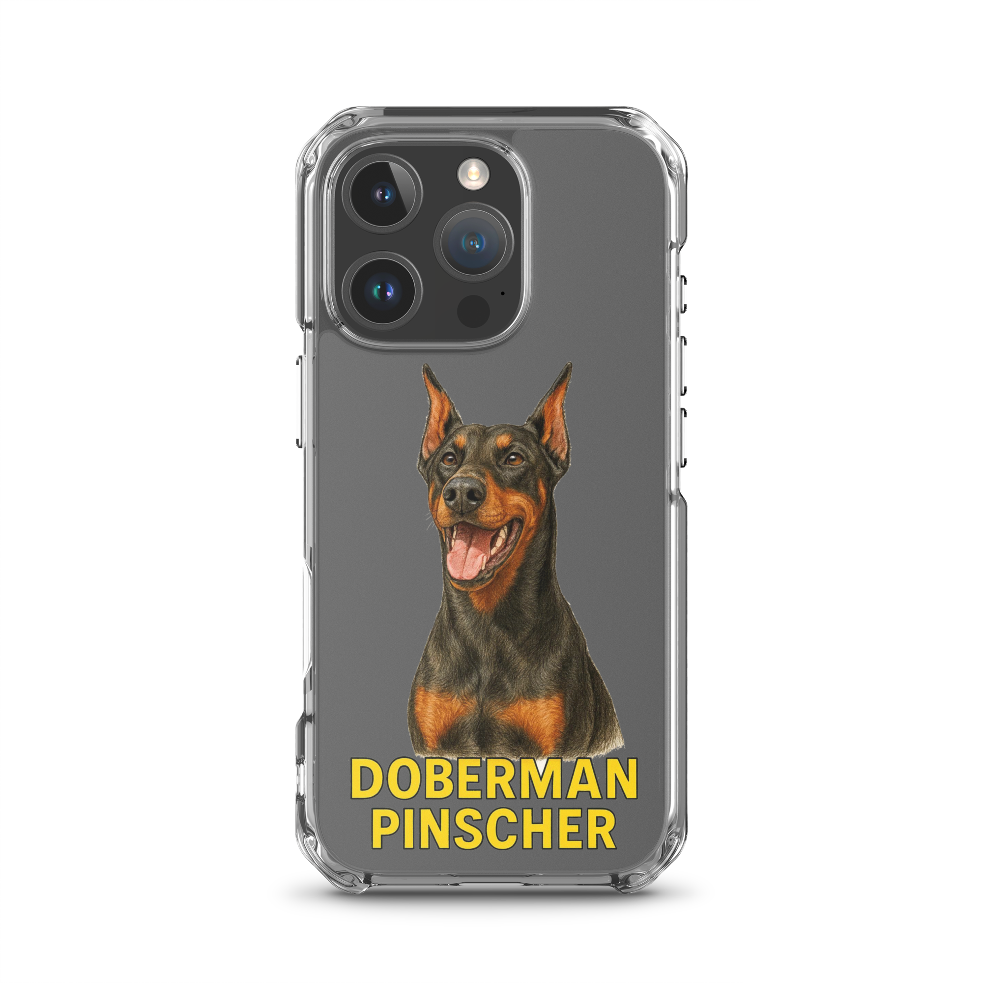 Doberman Pinscher Clear Case for iPhone