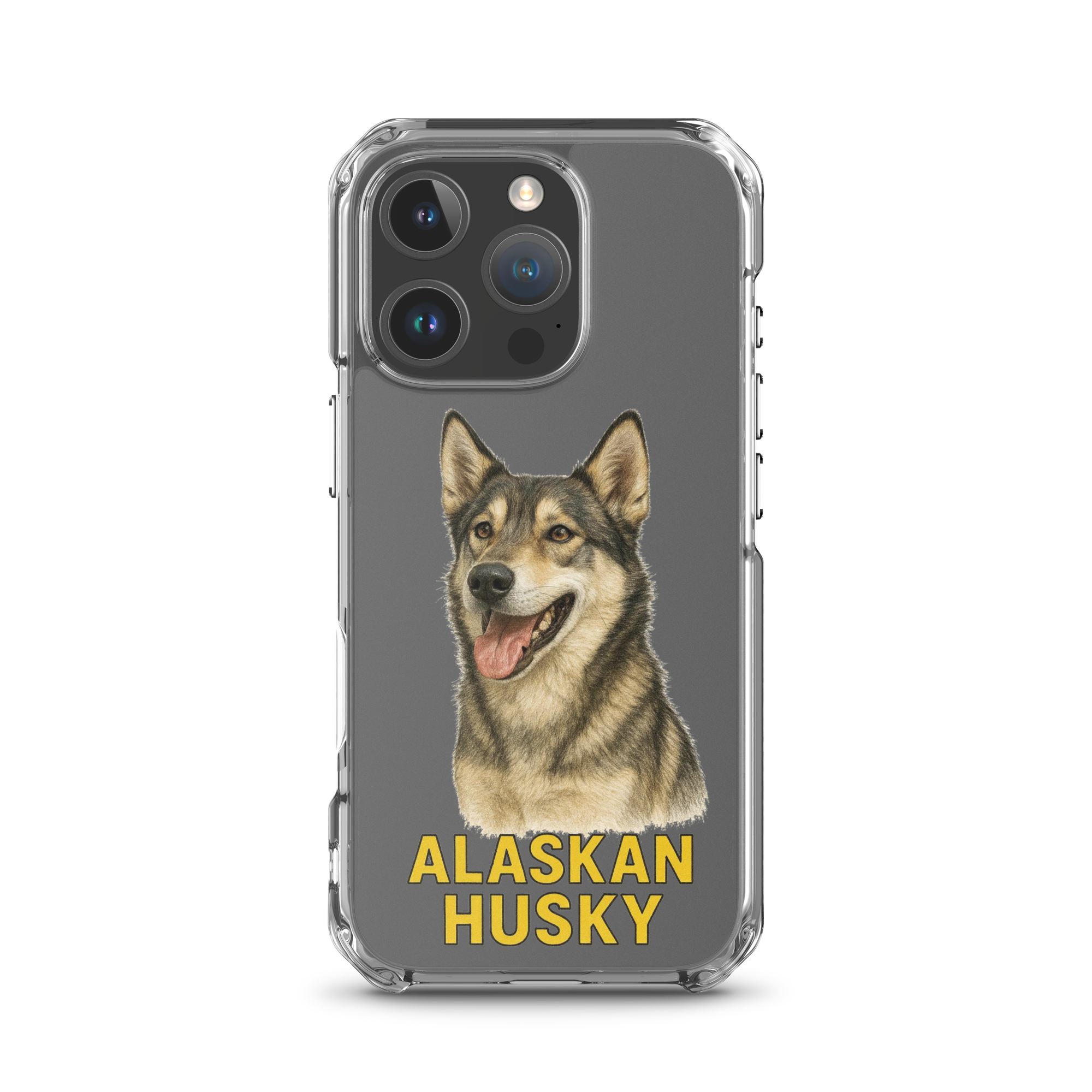 Alaskan Husky Clear Case for iPhone