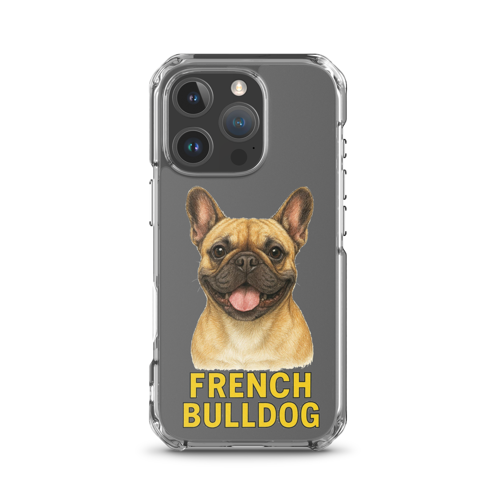 French Bulldog Clear Case for iPhone