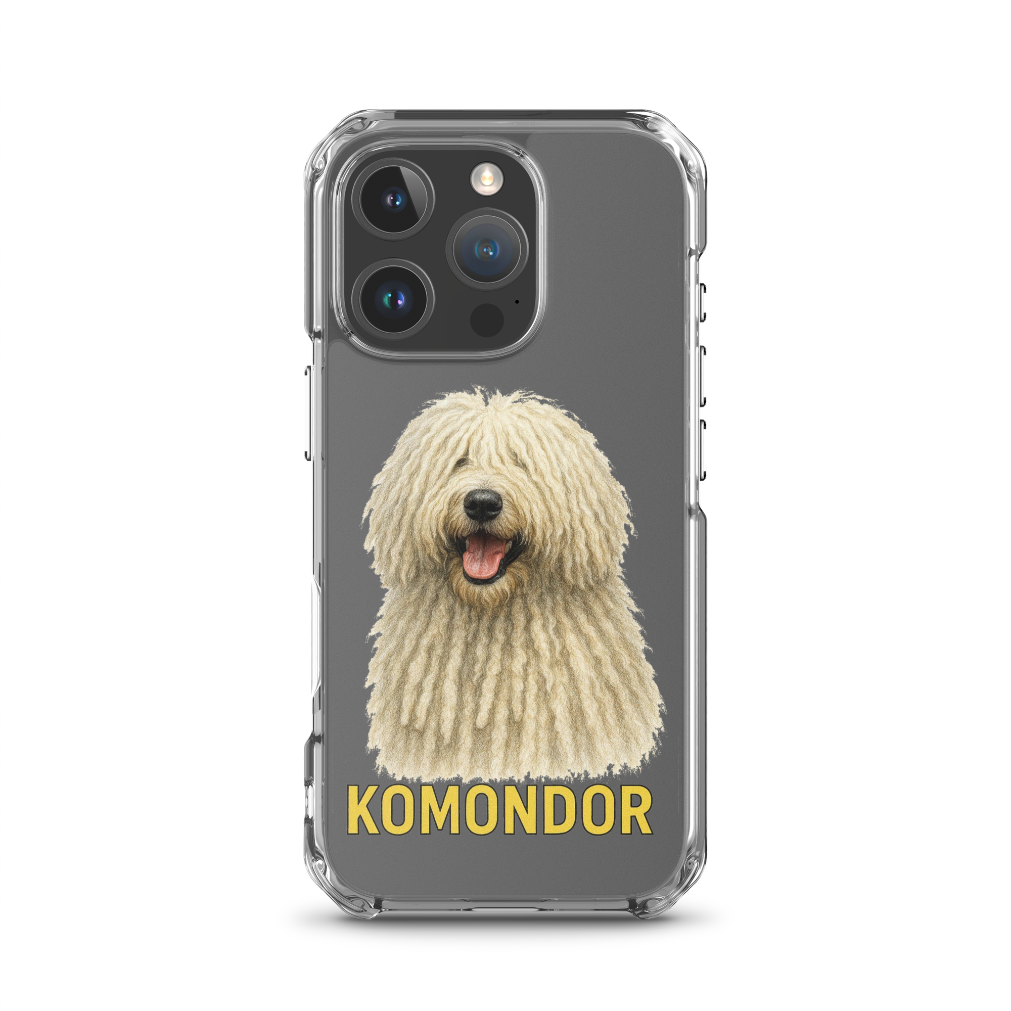 Komondor Clear Case for iPhone