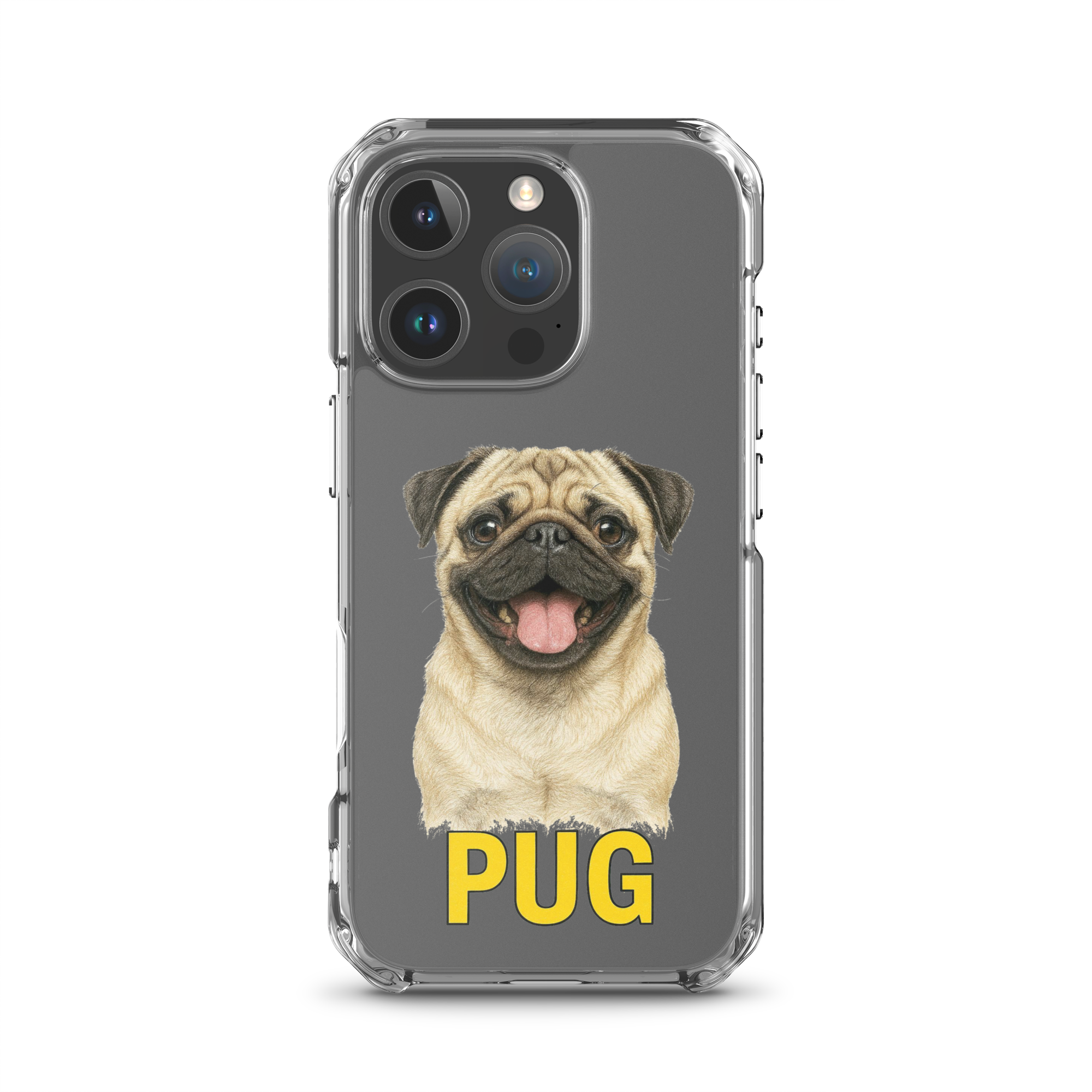 Pug Clear Case for iPhone