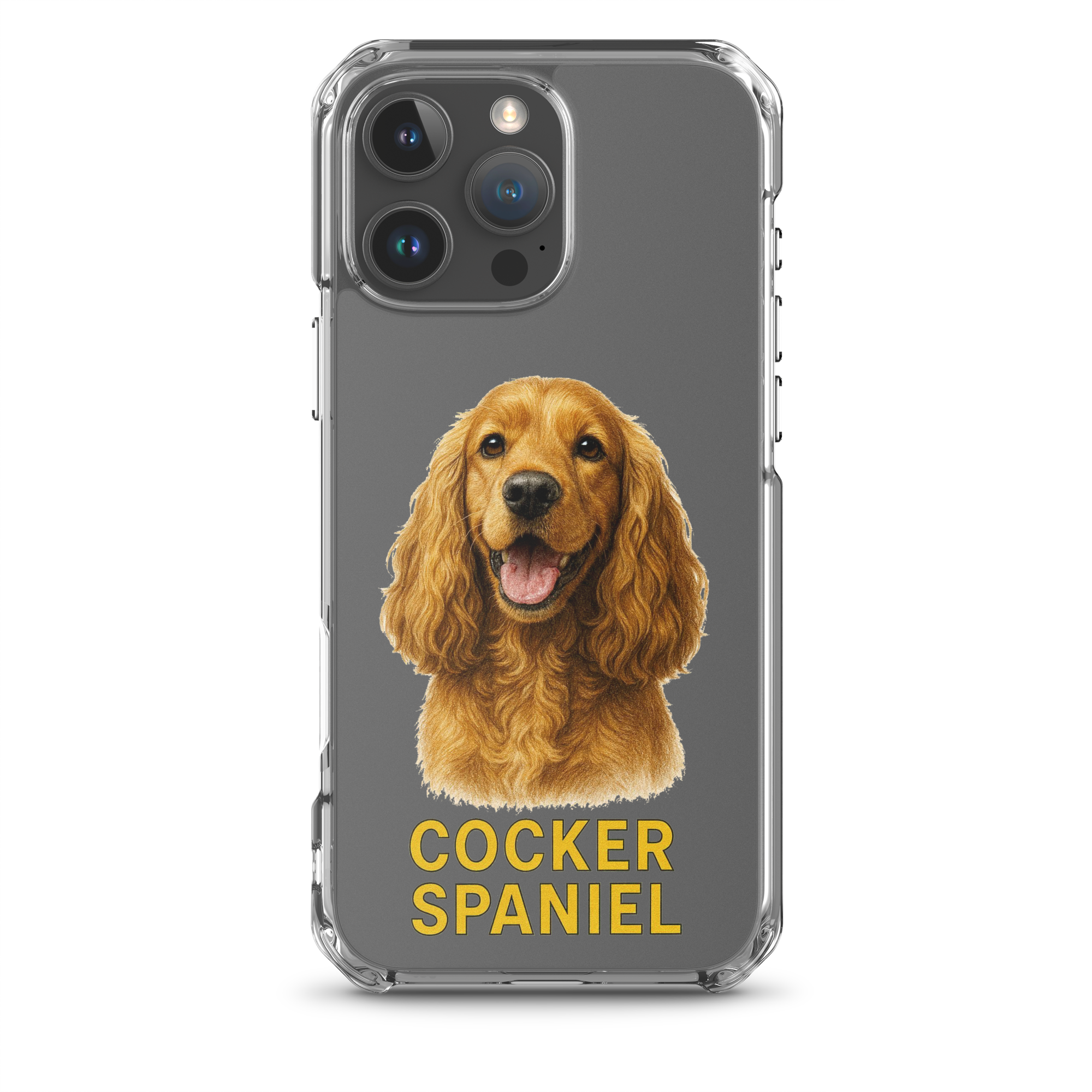 Cocker Spaniel Clear Case for iPhone
