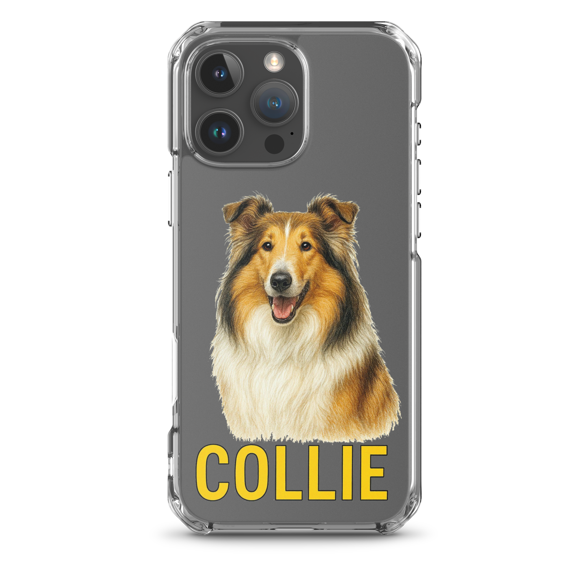 Collie Clear Case for iPhone