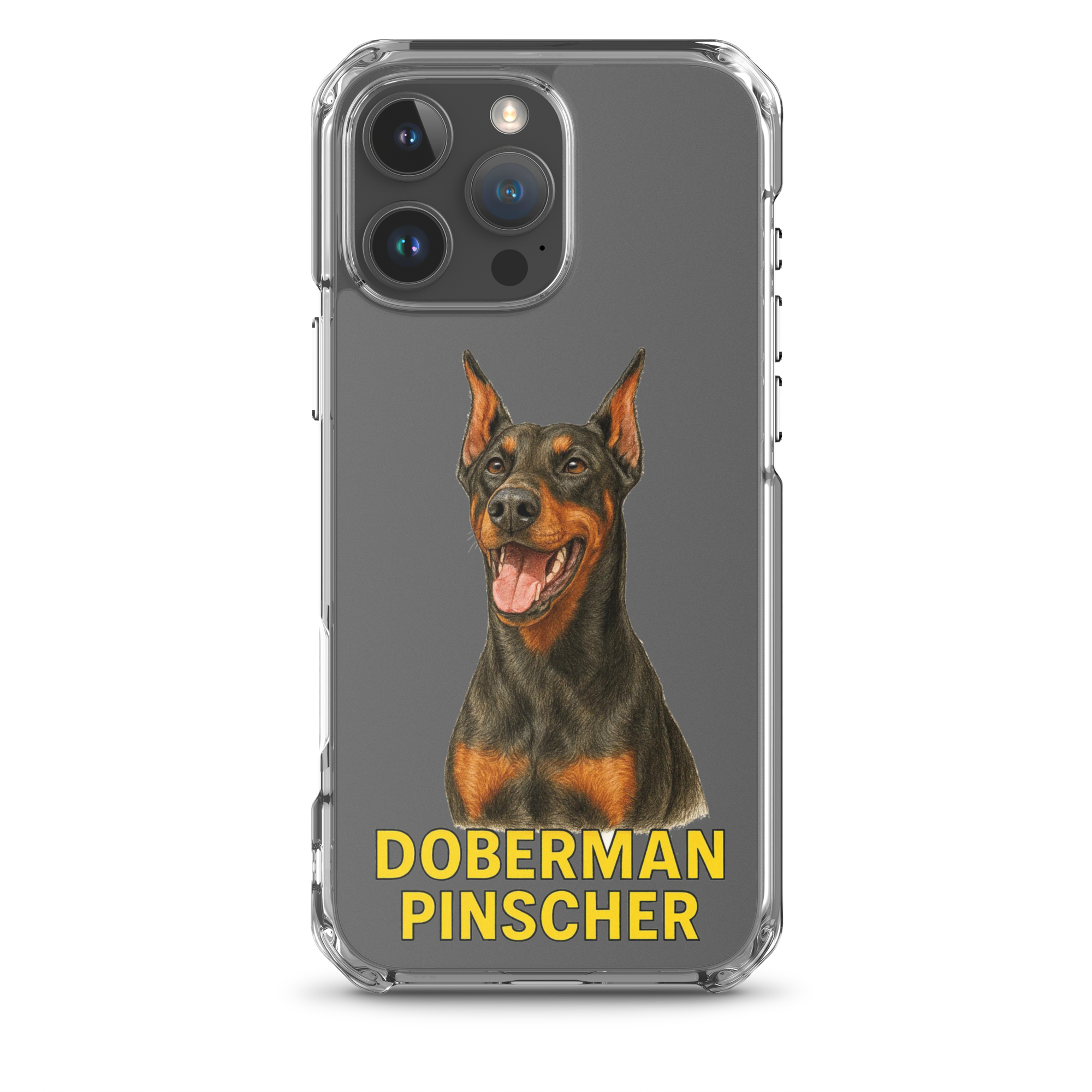 Doberman Pinscher Clear Case for iPhone