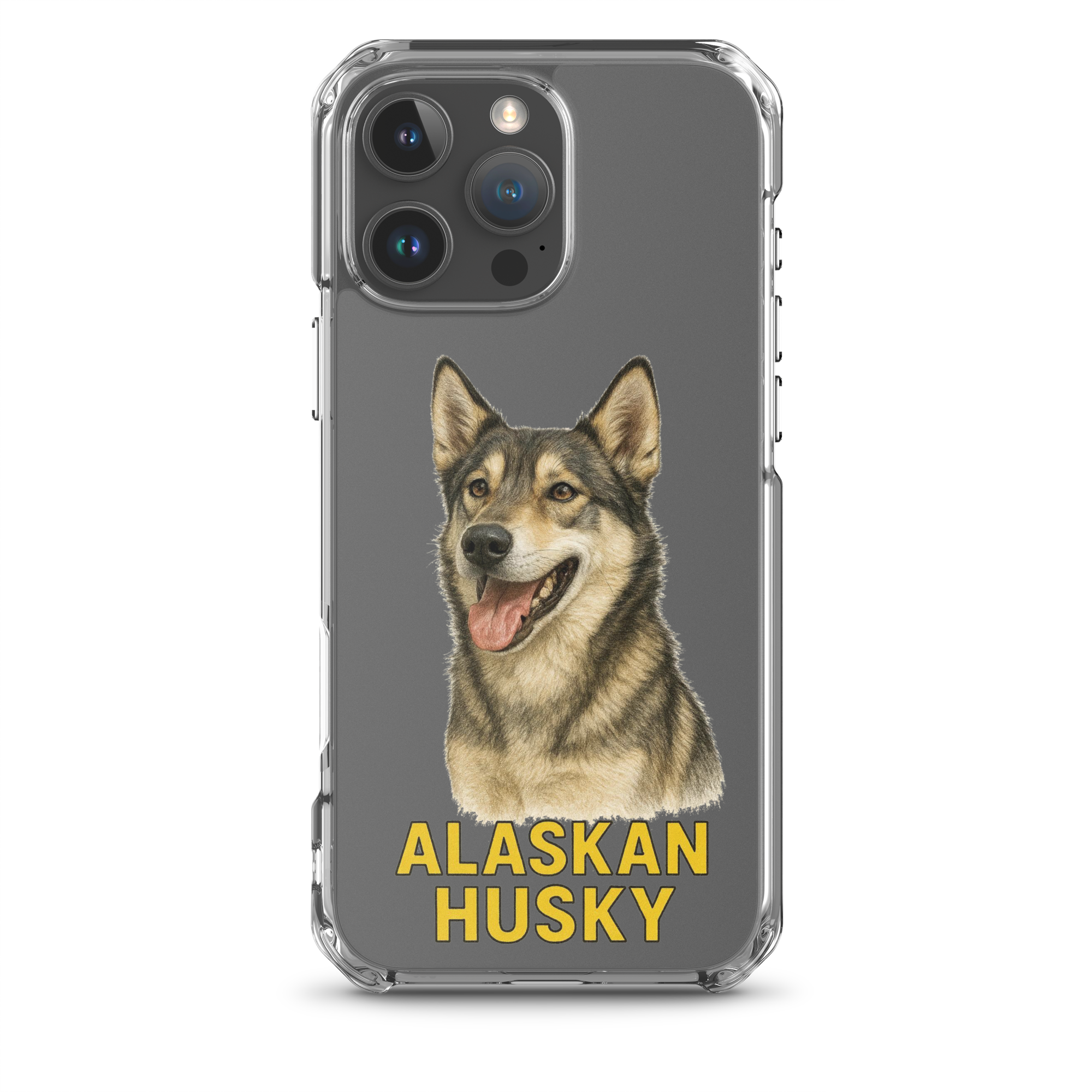 Alaskan Husky Clear Case for iPhone
