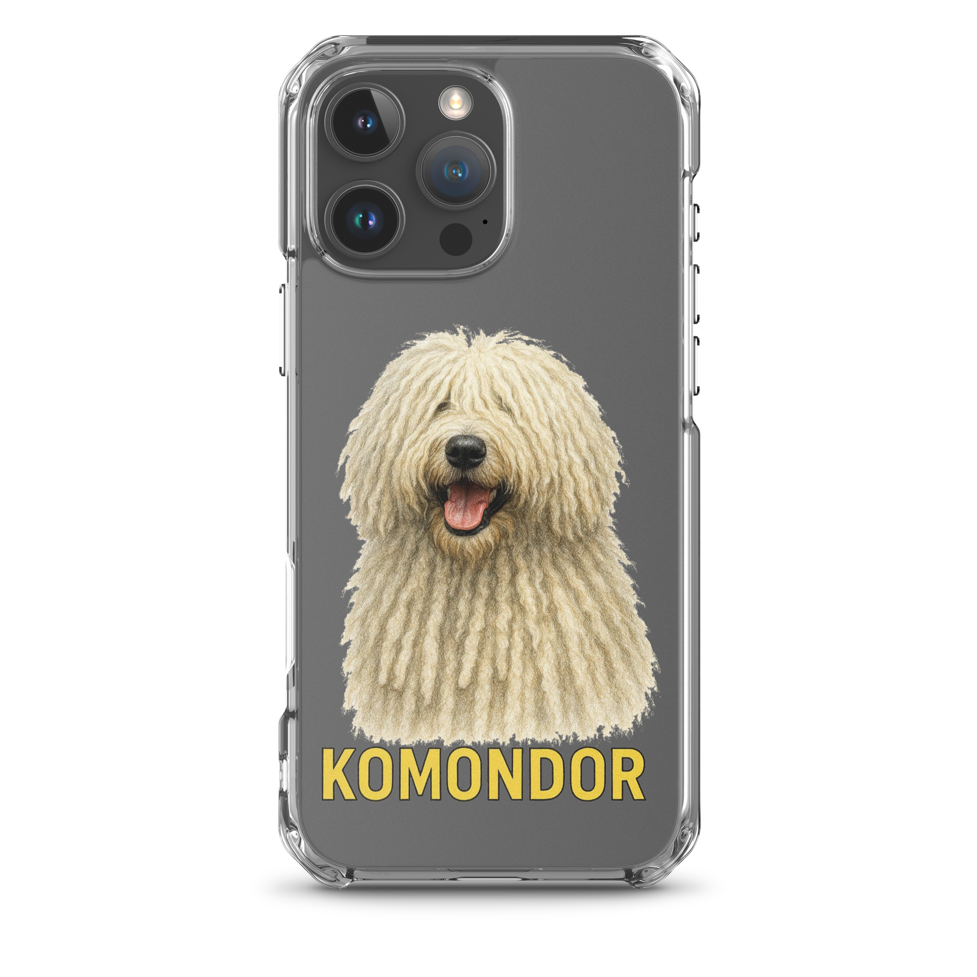 Komondor Clear Case for iPhone