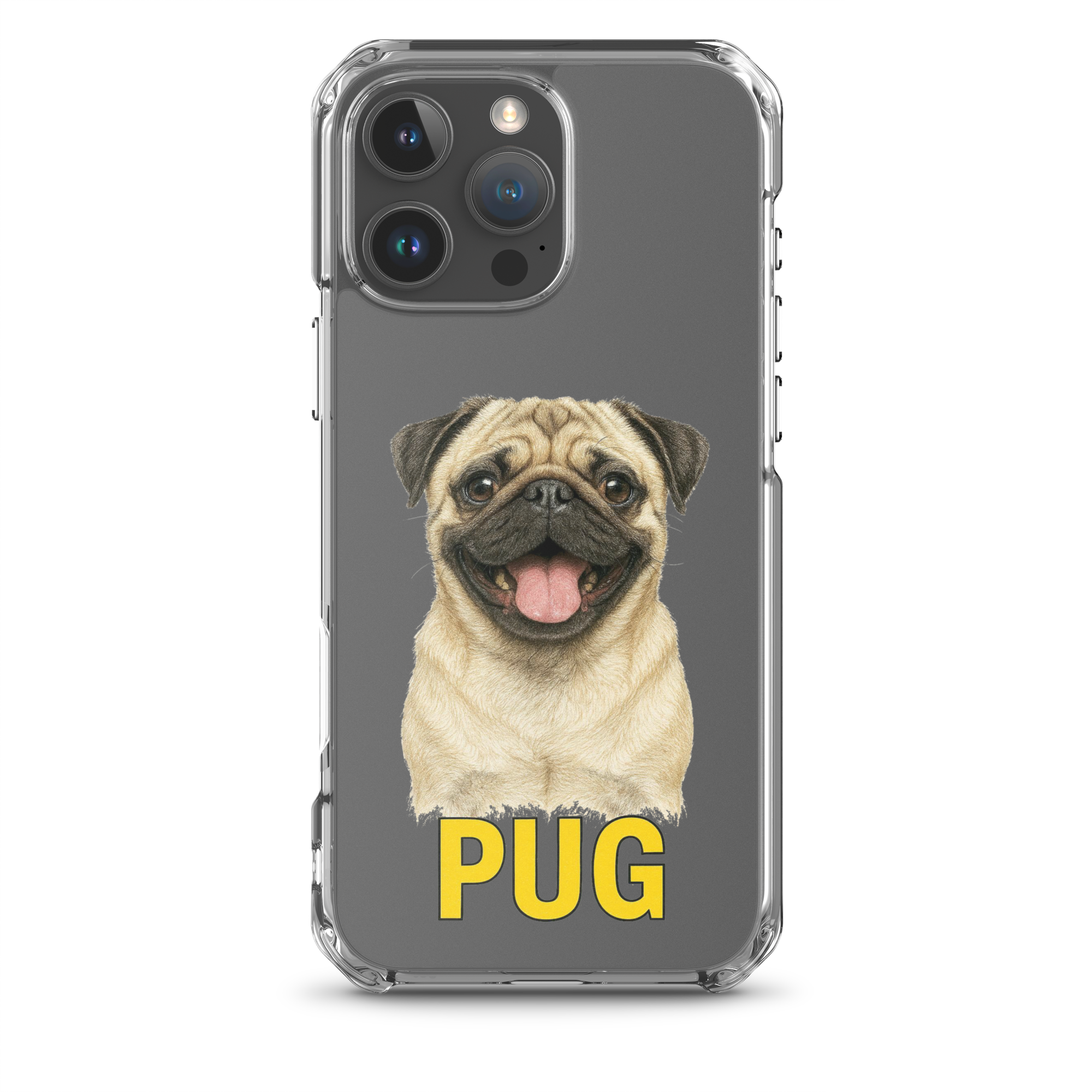 Pug Clear Case for iPhone