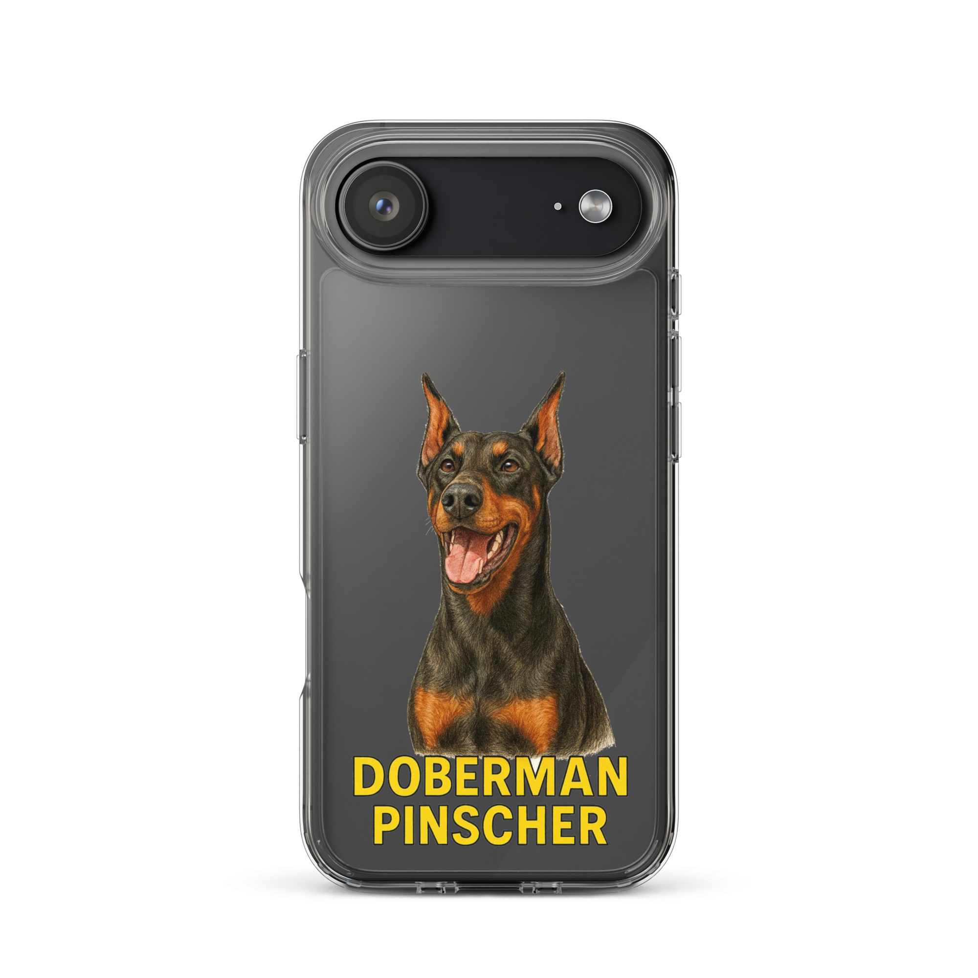 Doberman Pinscher Clear Case for iPhone
