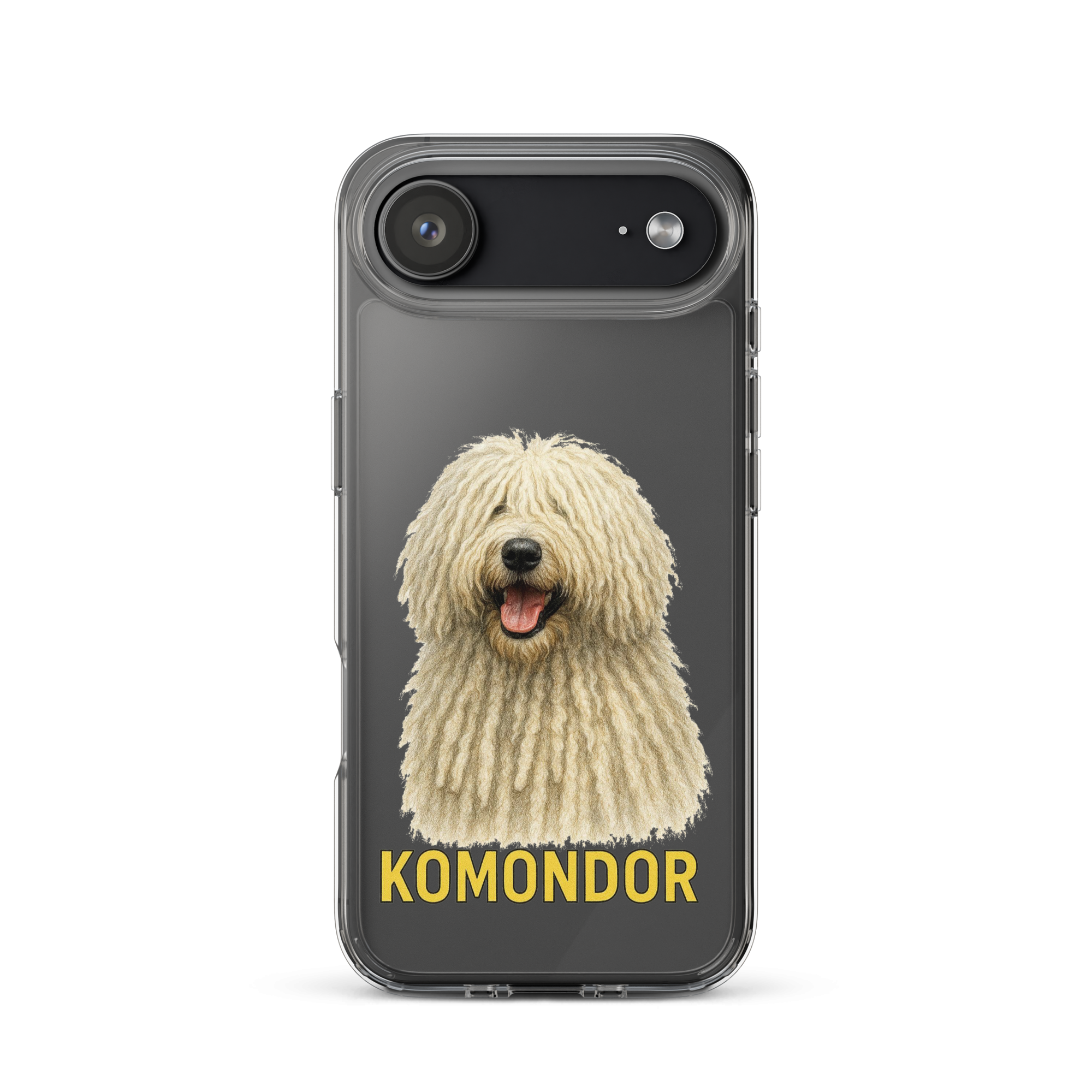 Komondor Clear Case for iPhone