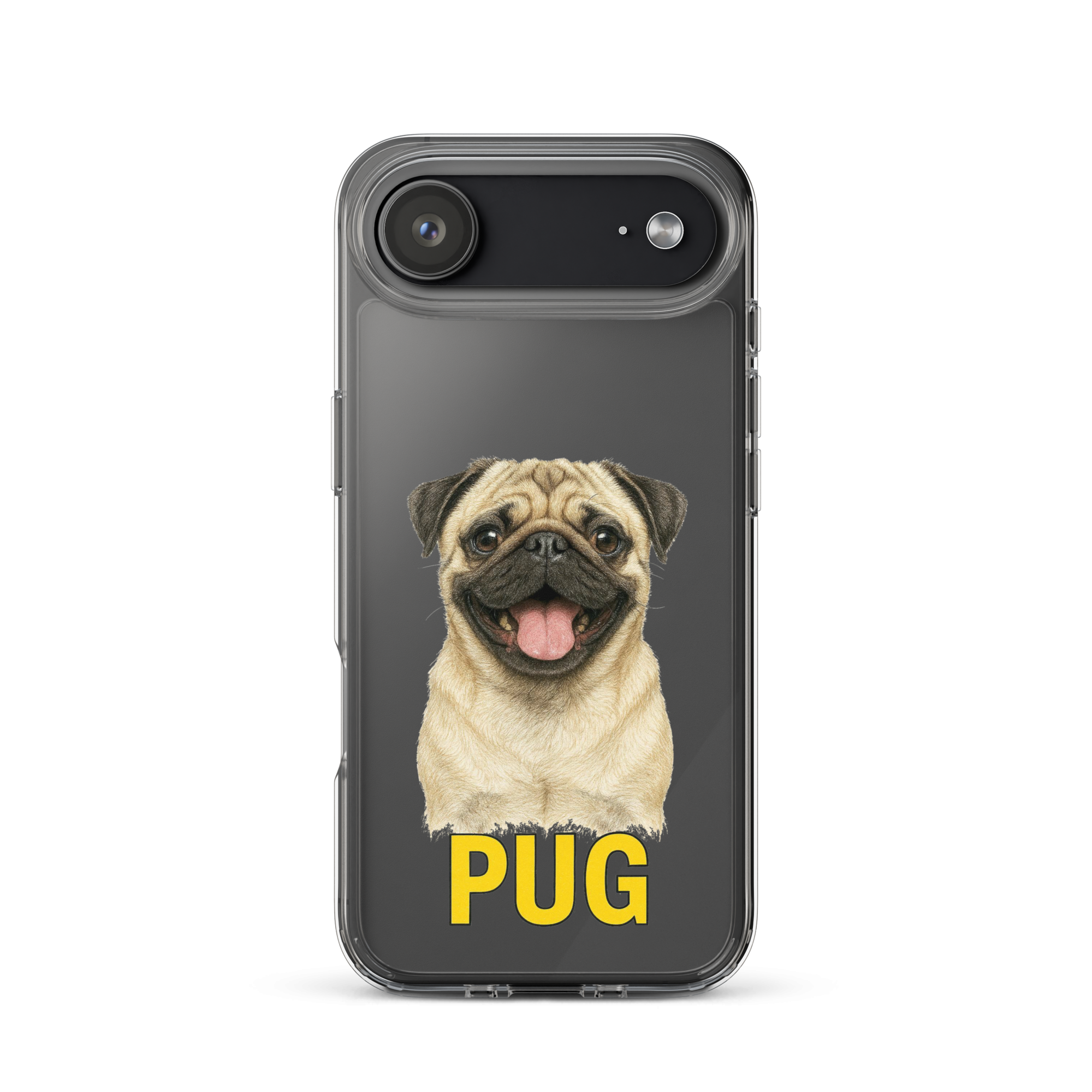 Pug Clear Case for iPhone