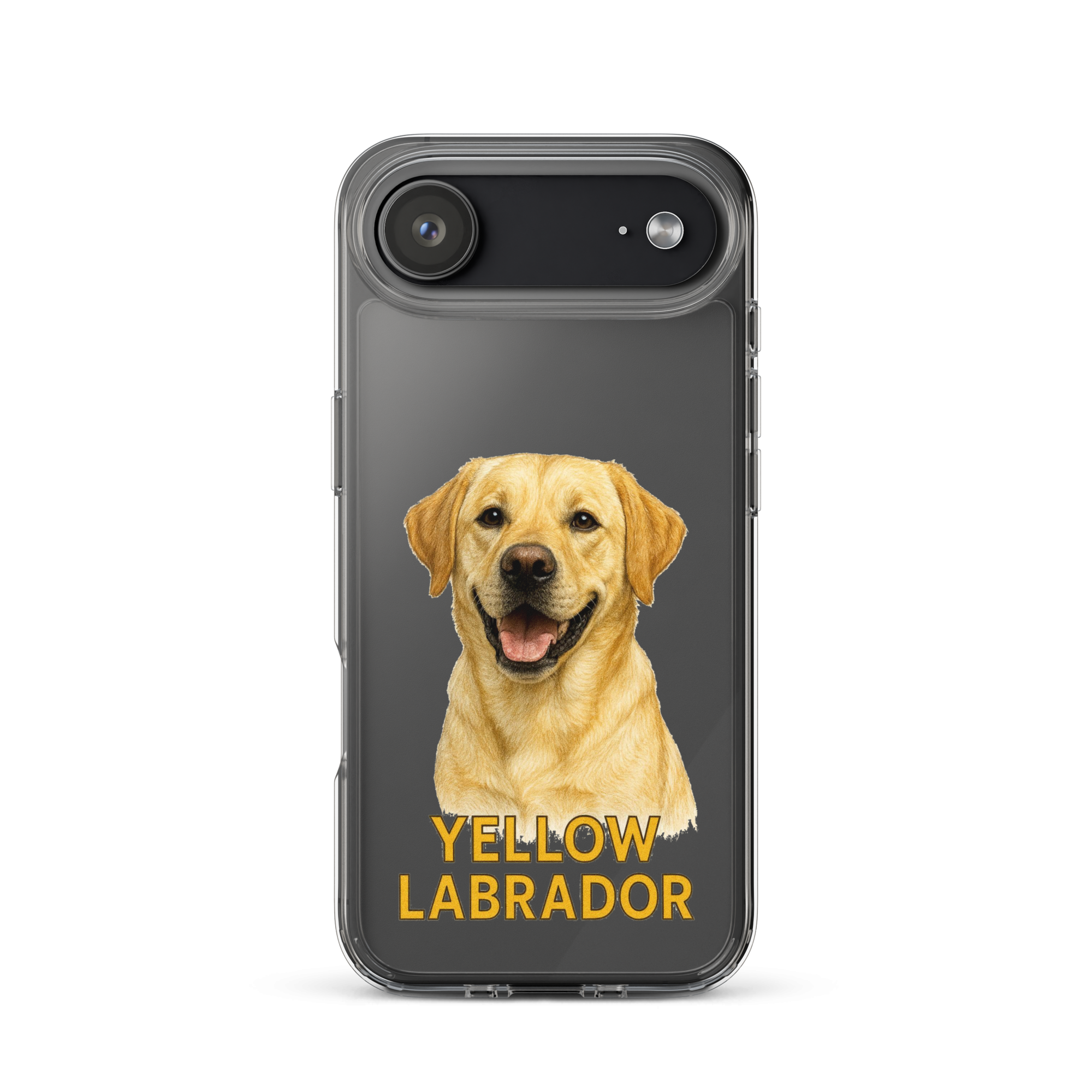 Yellow Labrador Clear Case for iPhone