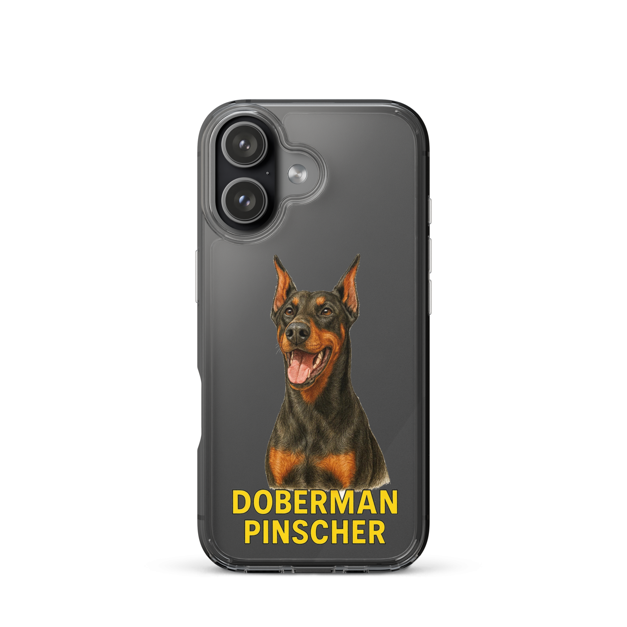 Doberman Pinscher Clear Case for iPhone