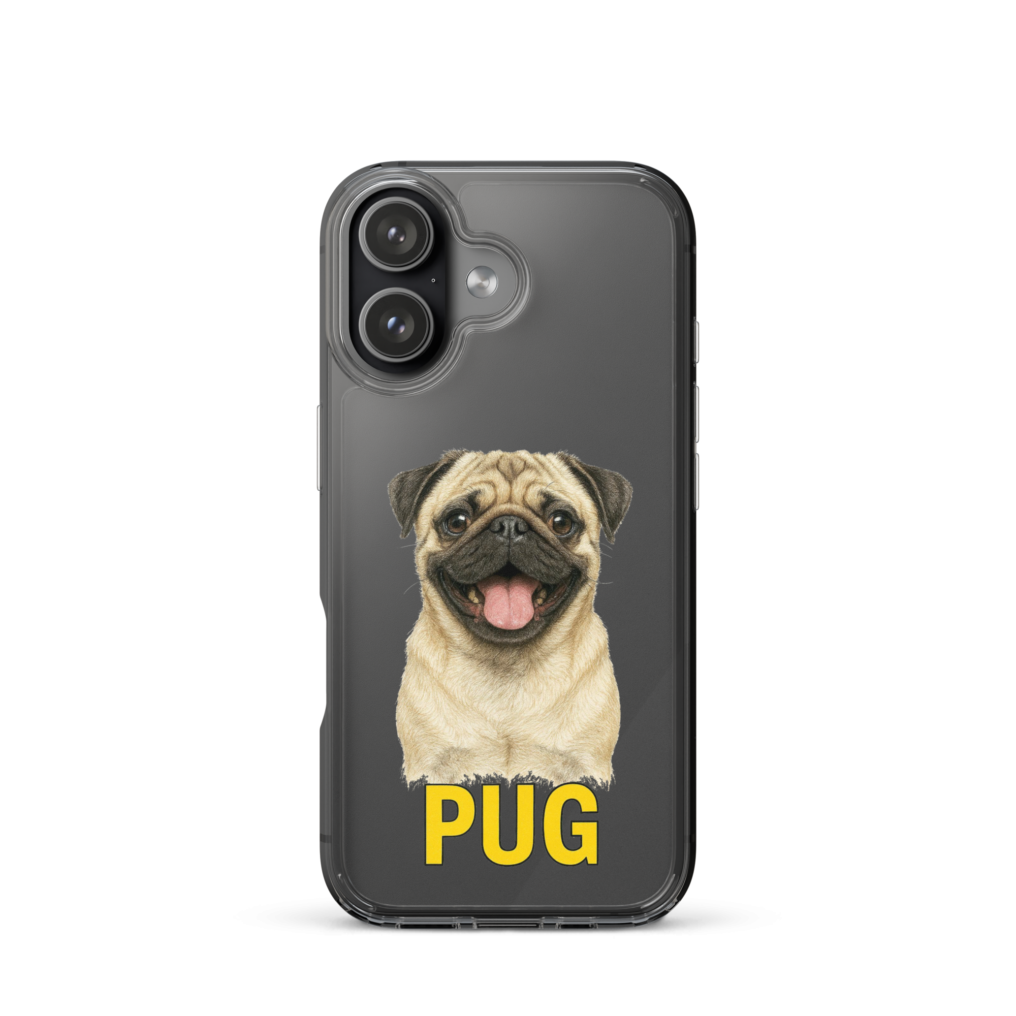 Pug Clear Case for iPhone