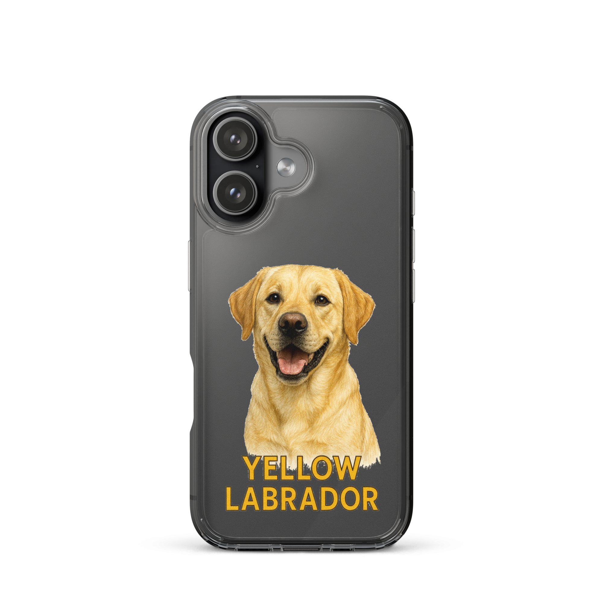 Yellow Labrador Clear Case for iPhone