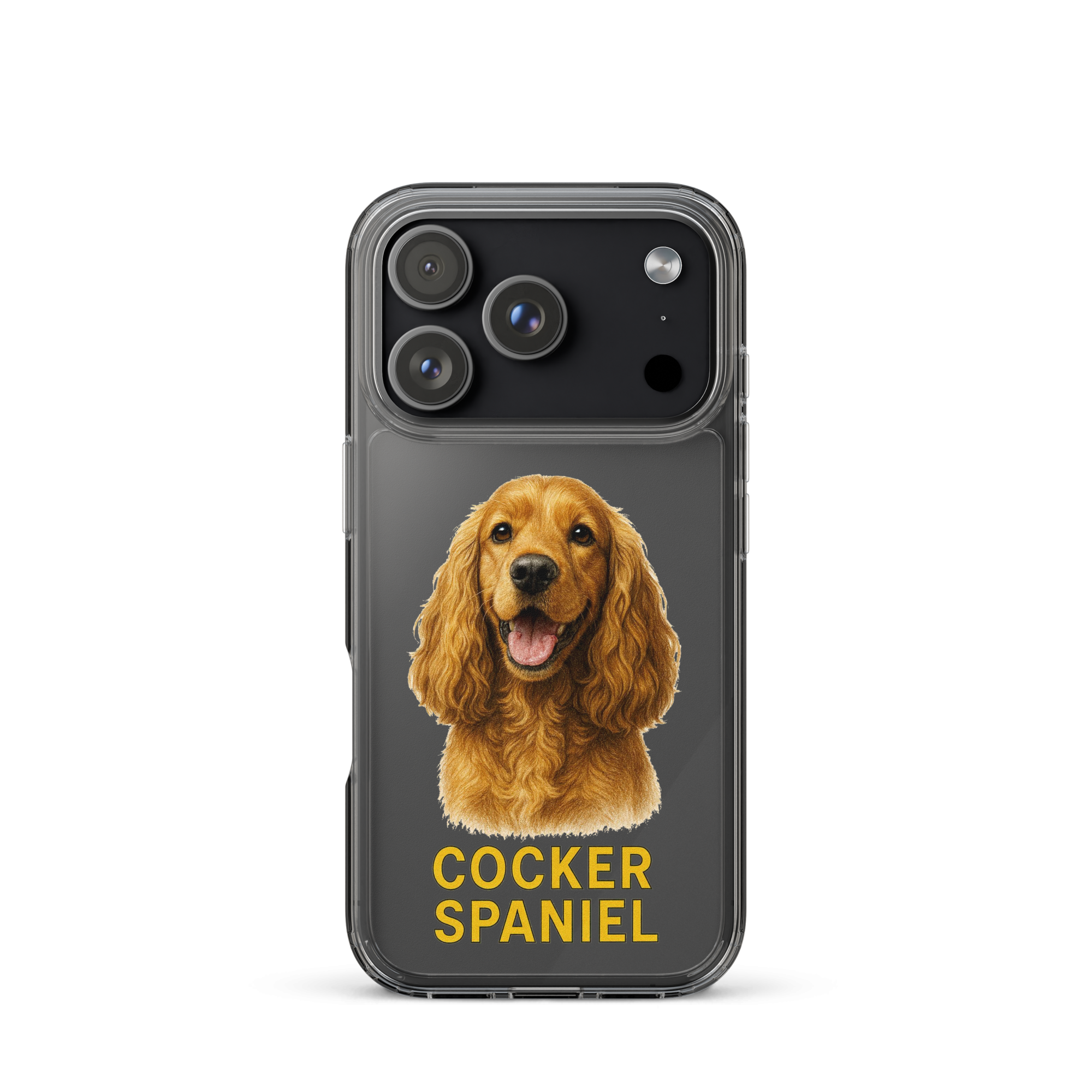 Cocker Spaniel Clear Case for iPhone