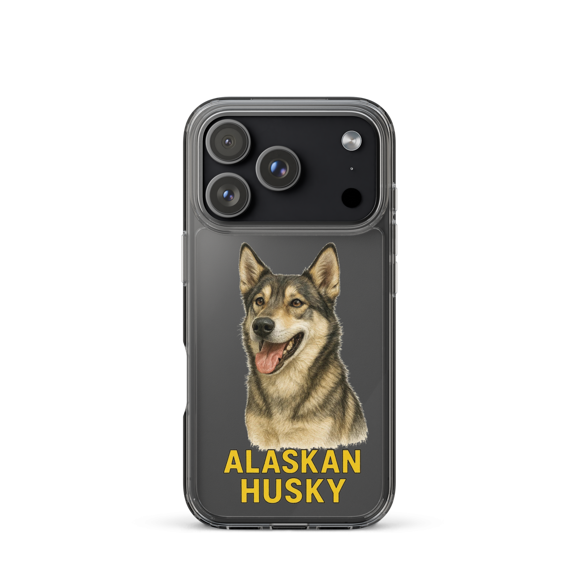 Alaskan Husky Clear Case for iPhone