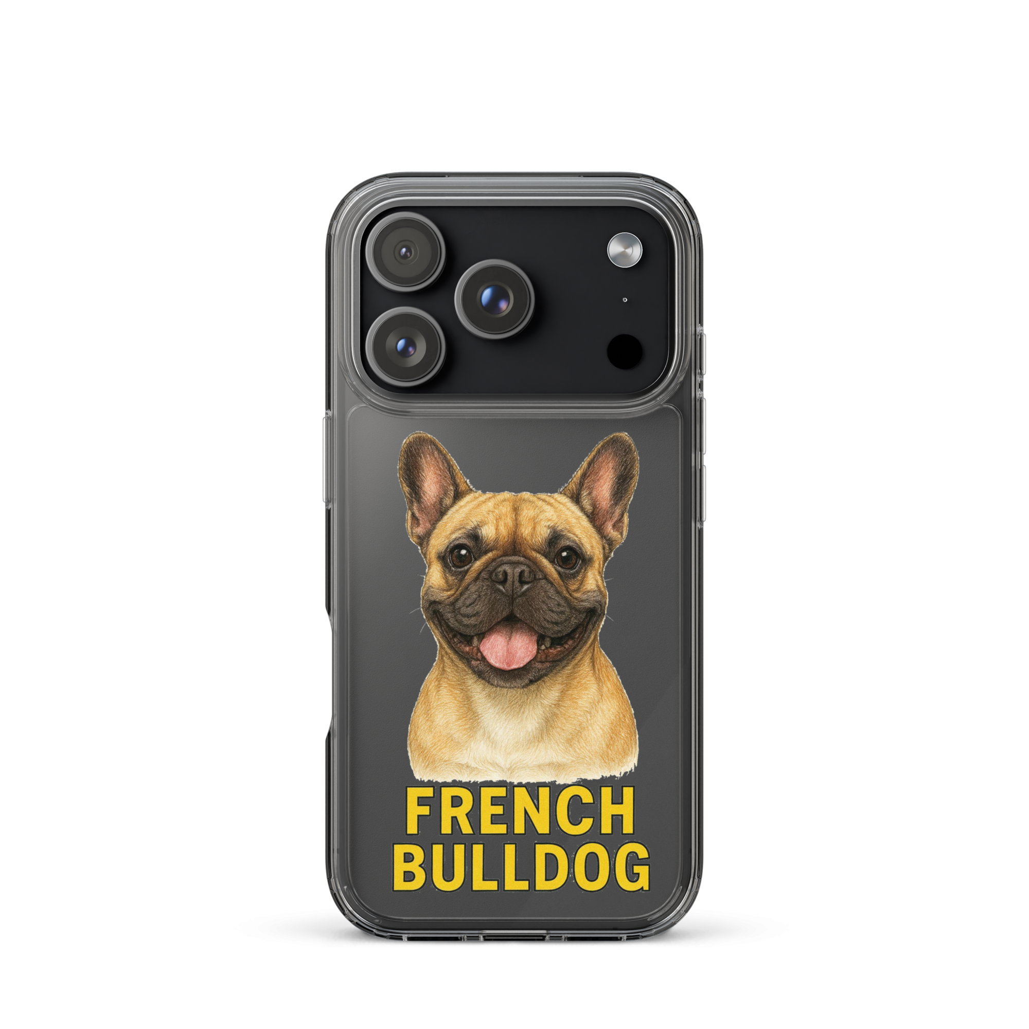 French Bulldog Clear Case for iPhone