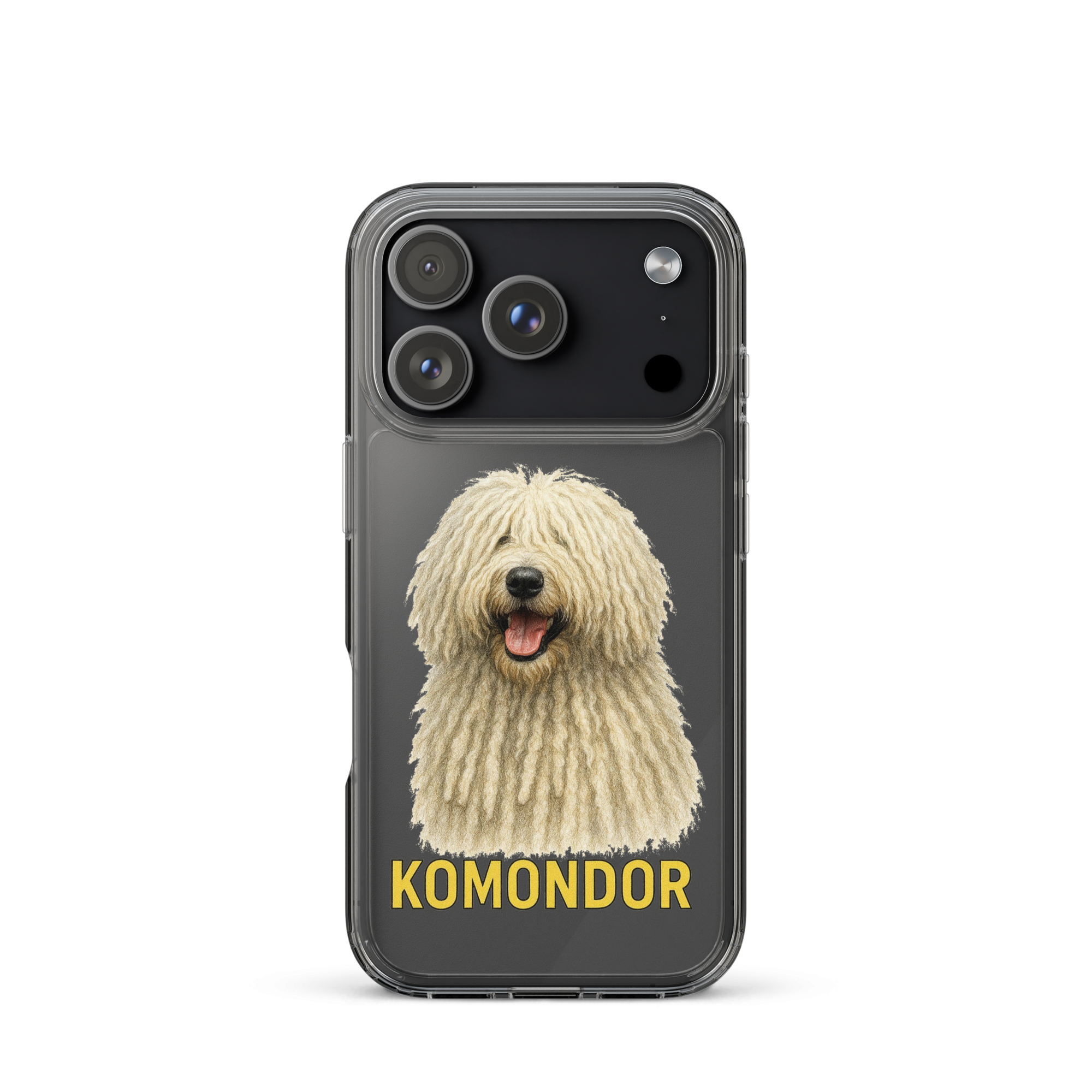 Komondor Clear Case for iPhone