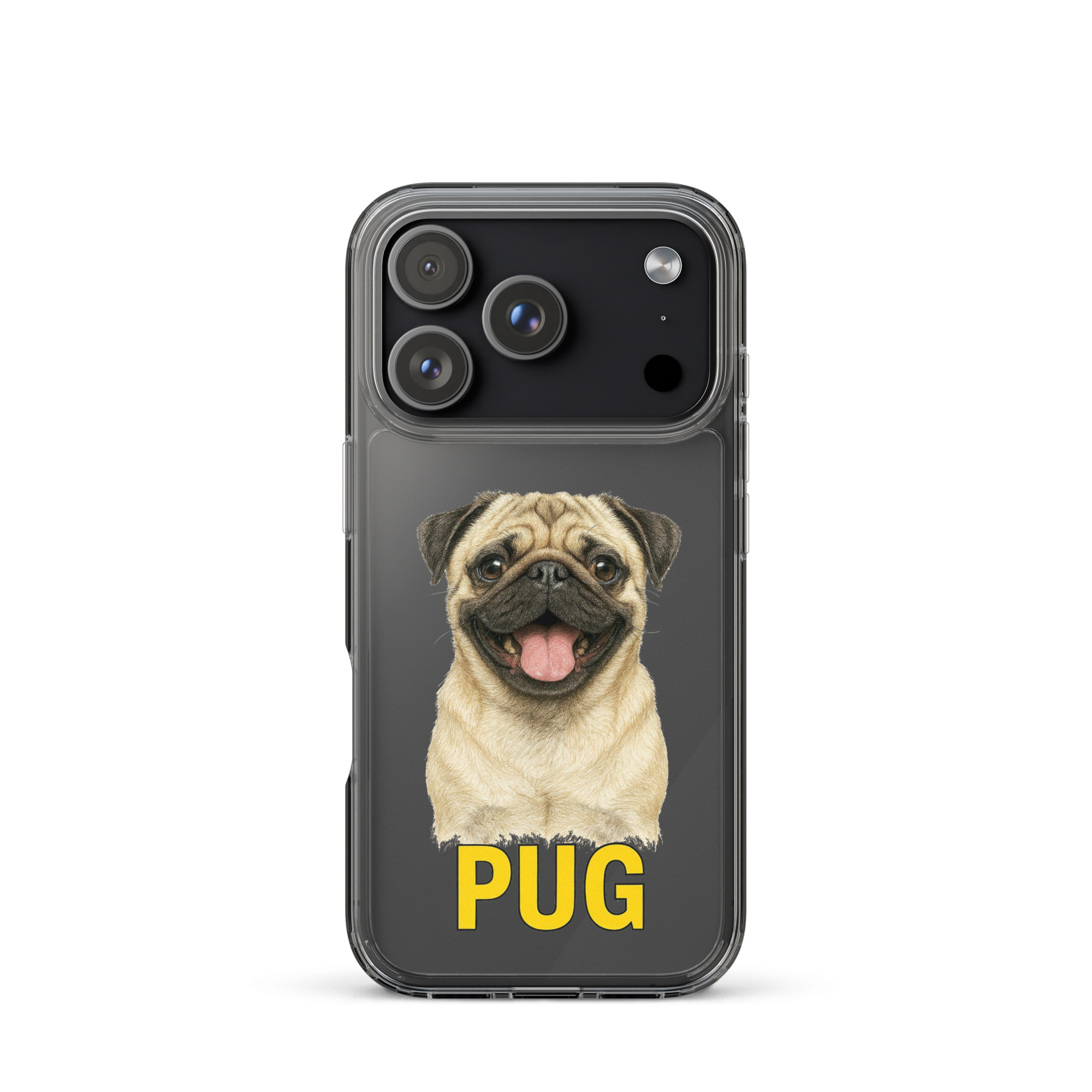 Pug Clear Case for iPhone
