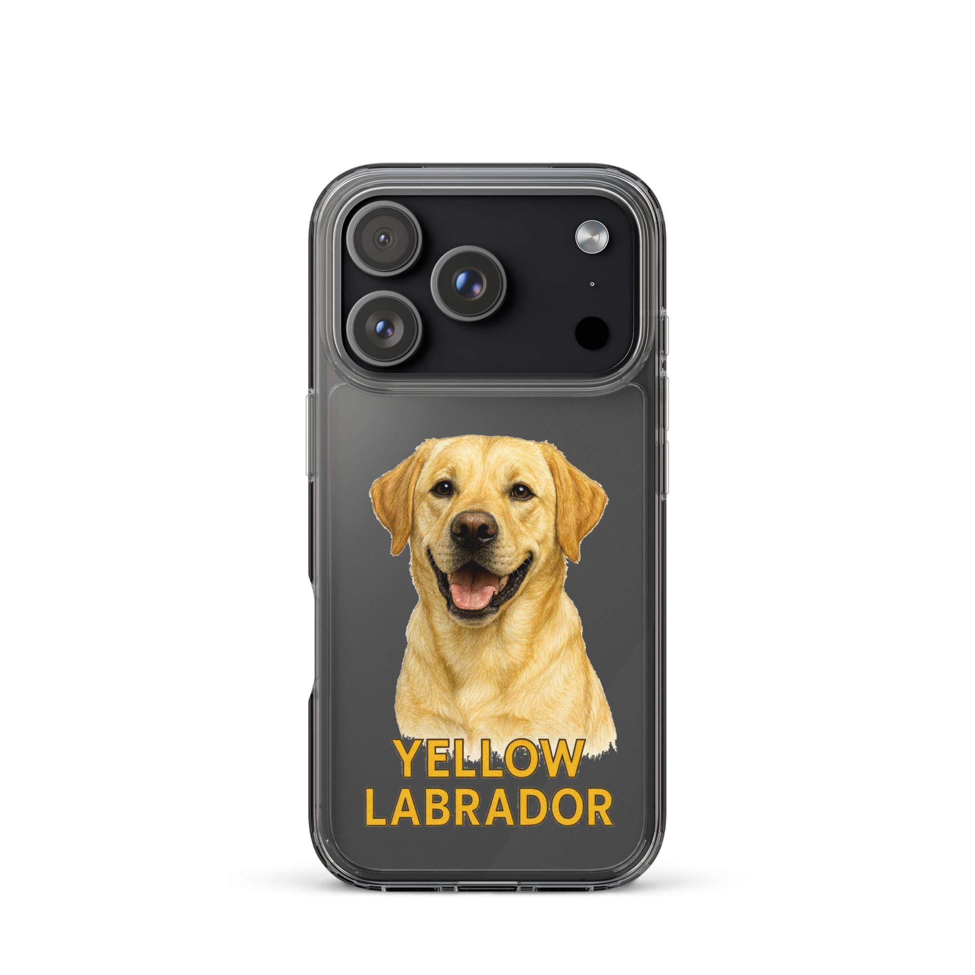 Yellow Labrador Clear Case for iPhone