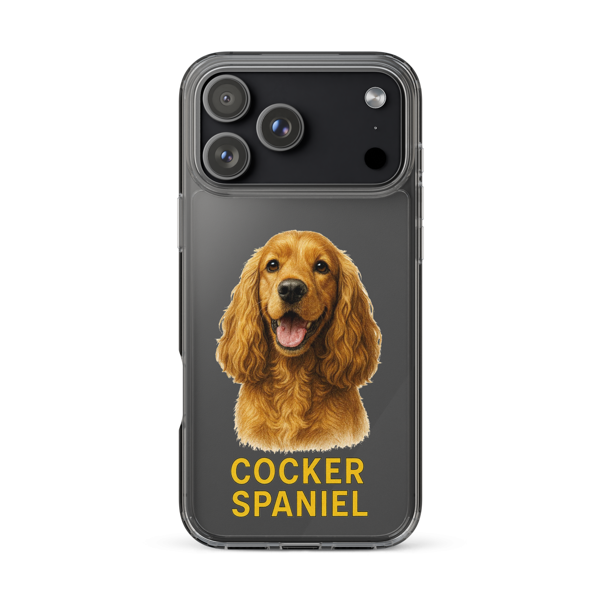 Cocker Spaniel Clear Case for iPhone