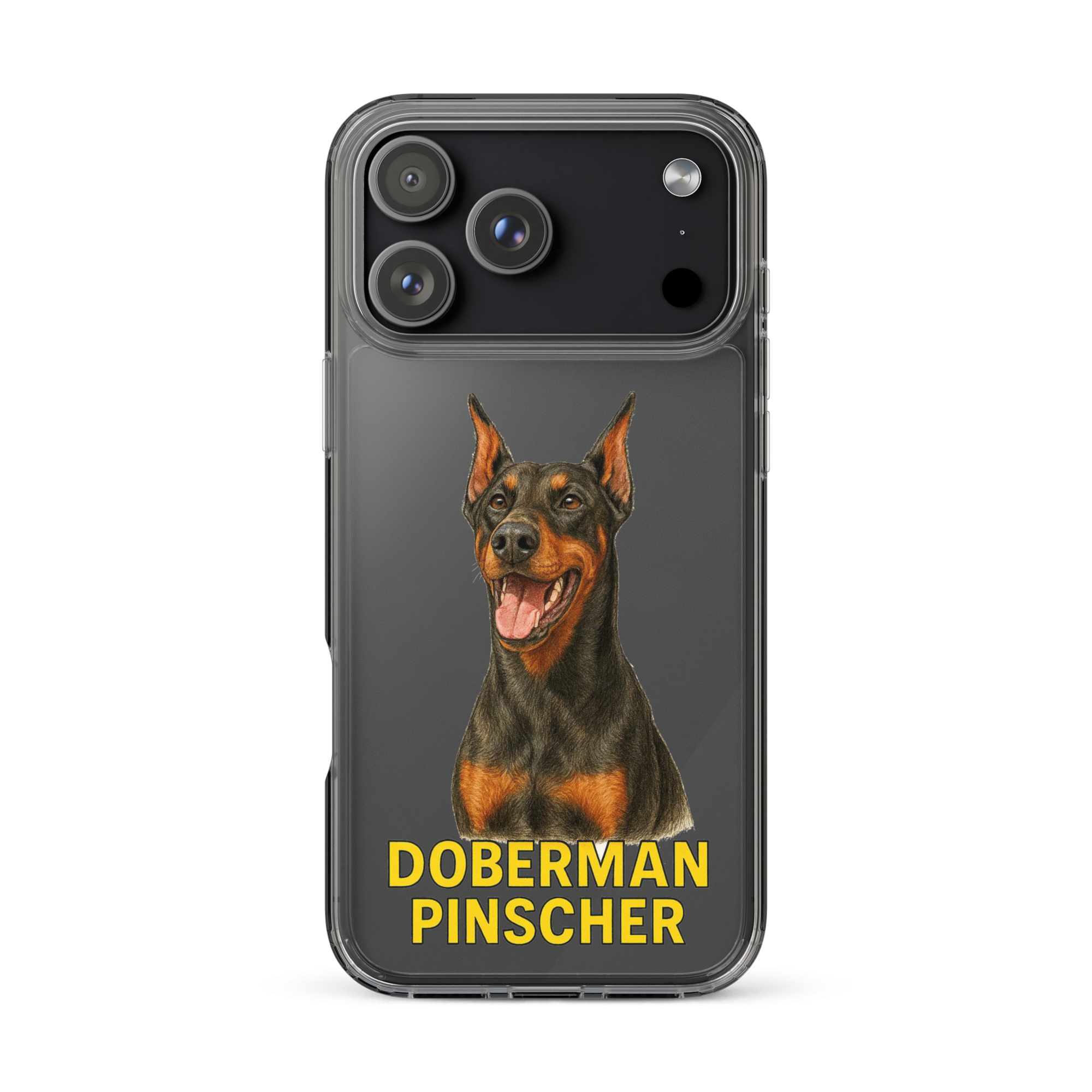 Doberman Pinscher Clear Case for iPhone