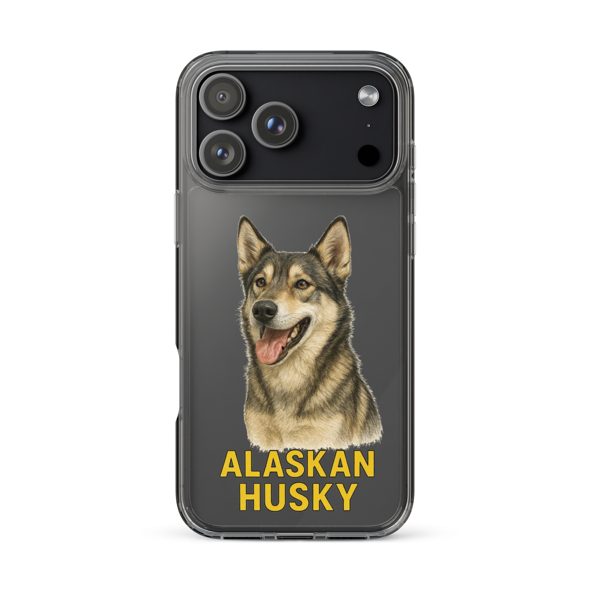 Alaskan Husky Clear Case for iPhone