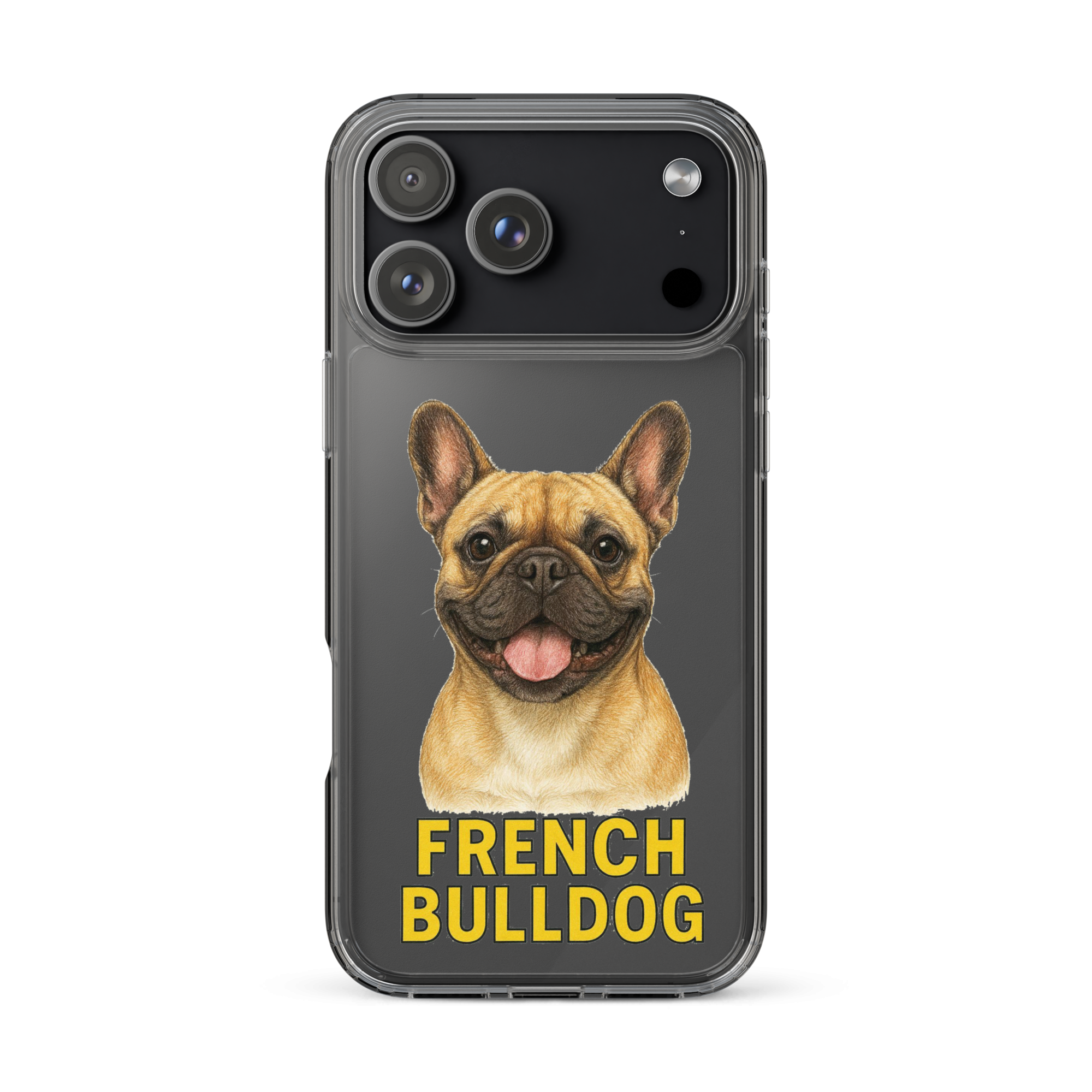 French Bulldog Clear Case for iPhone
