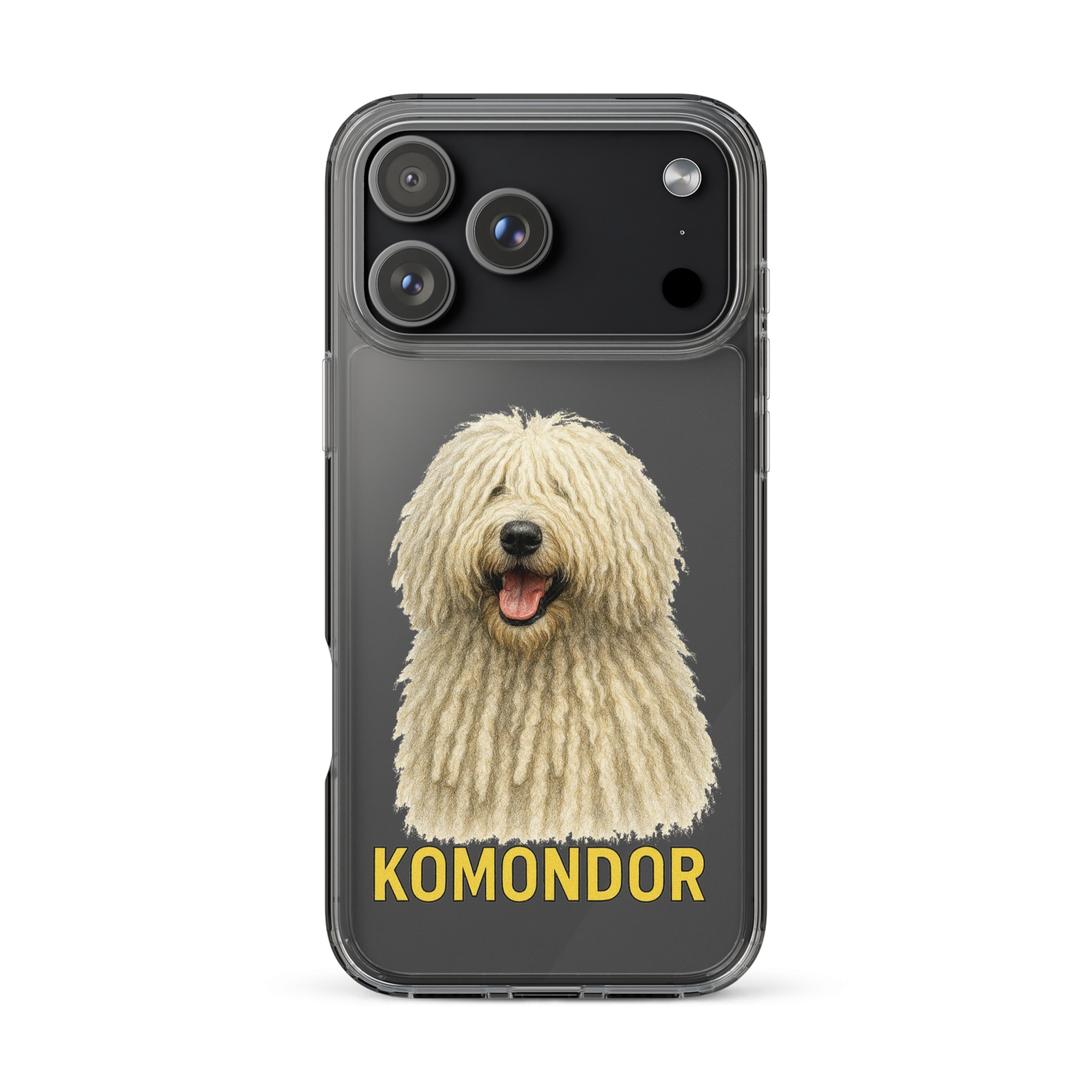 Komondor Clear Case for iPhone