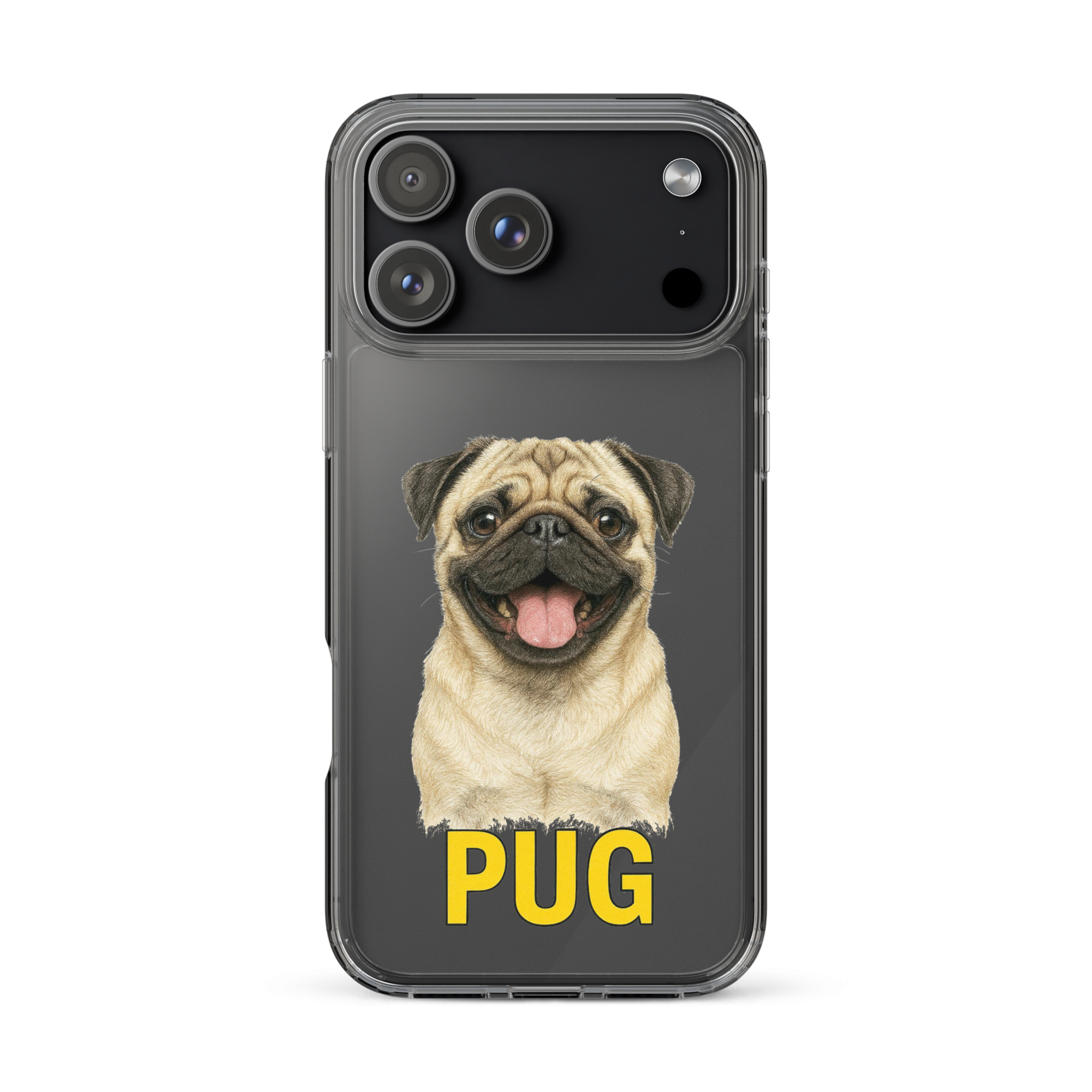Pug Clear Case for iPhone