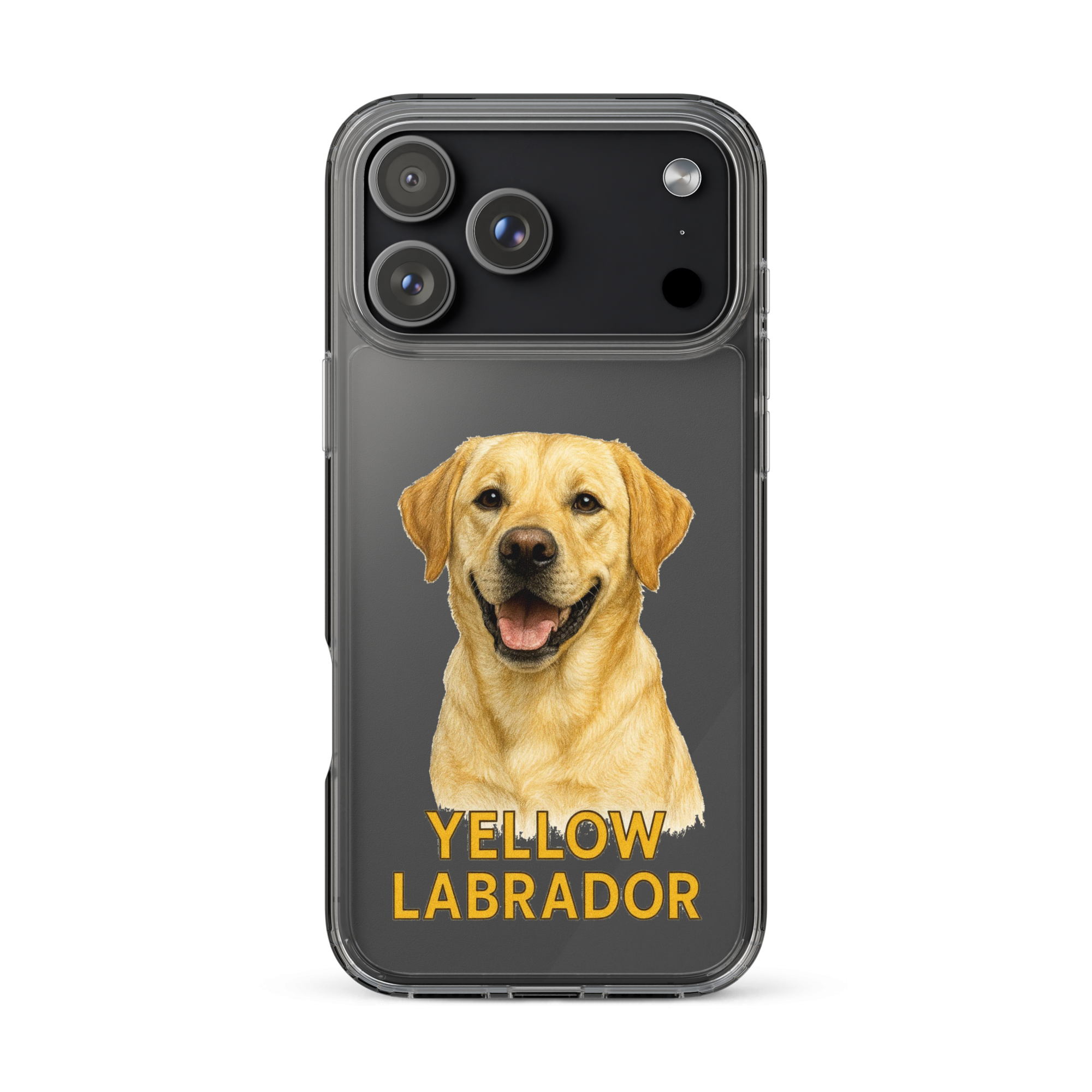 Yellow Labrador Clear Case for iPhone