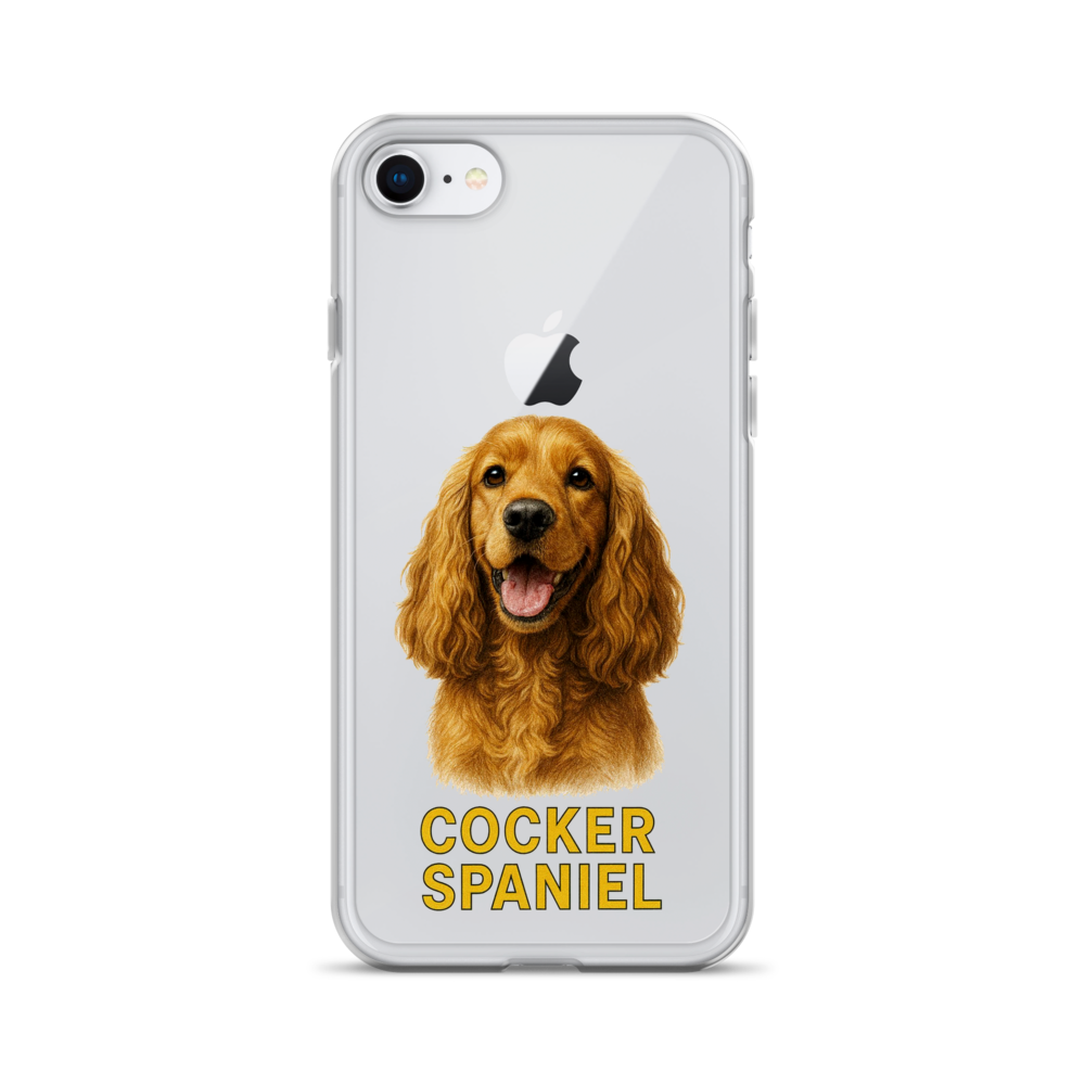 Cocker Spaniel Clear Case for iPhone