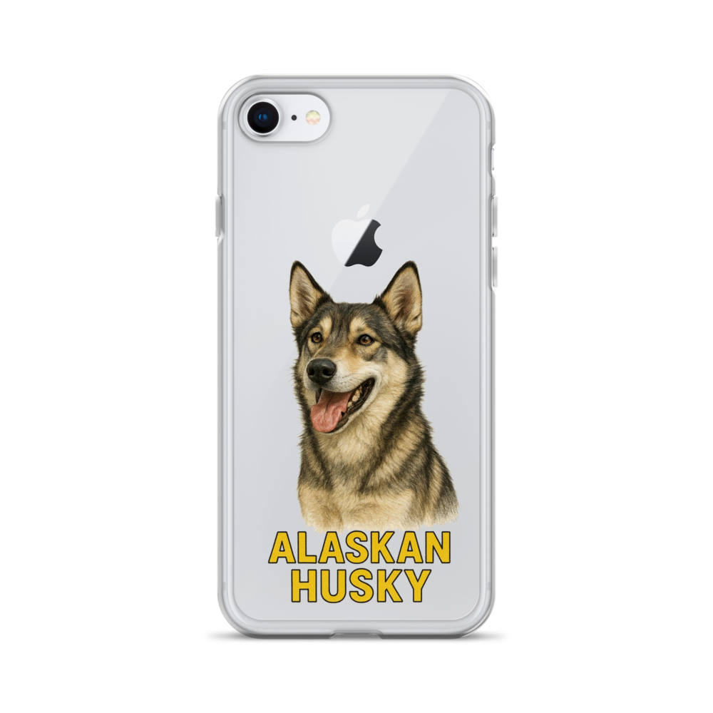 Alaskan Husky Clear Case for iPhone