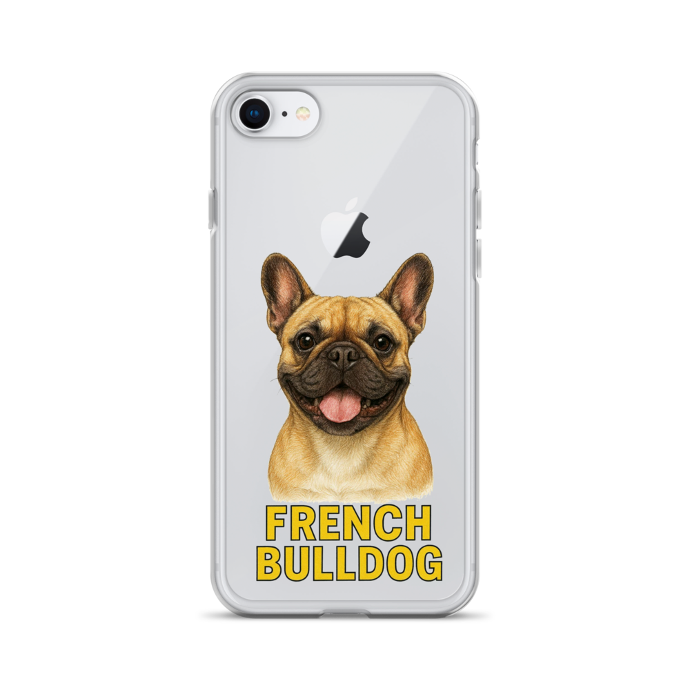 French Bulldog Clear Case for iPhone