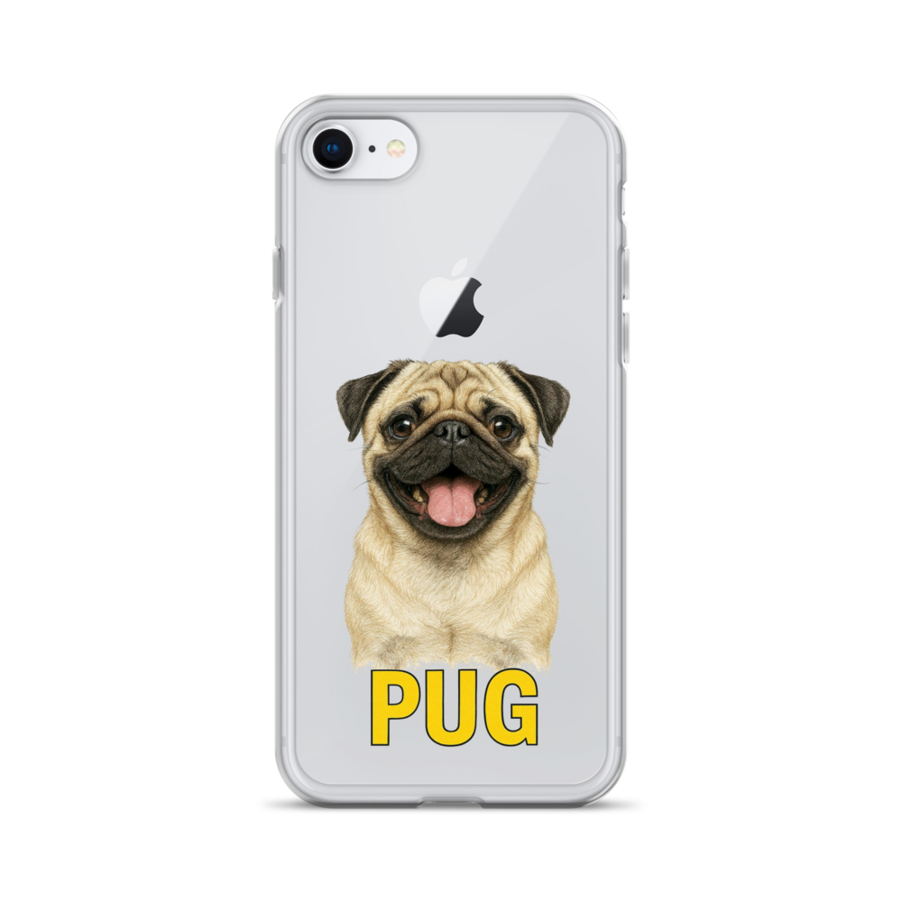 Pug Clear Case for iPhone