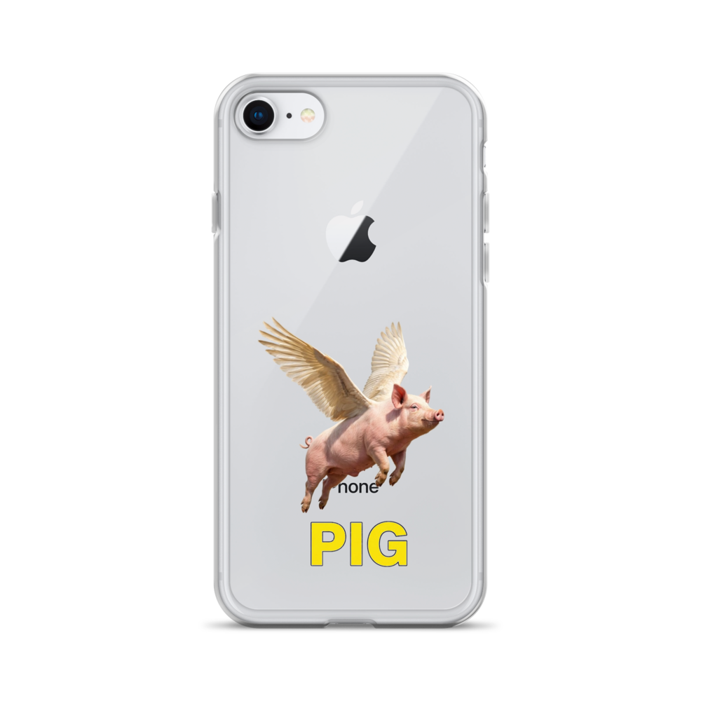 Flying Pig Clear Case for iPhone®
