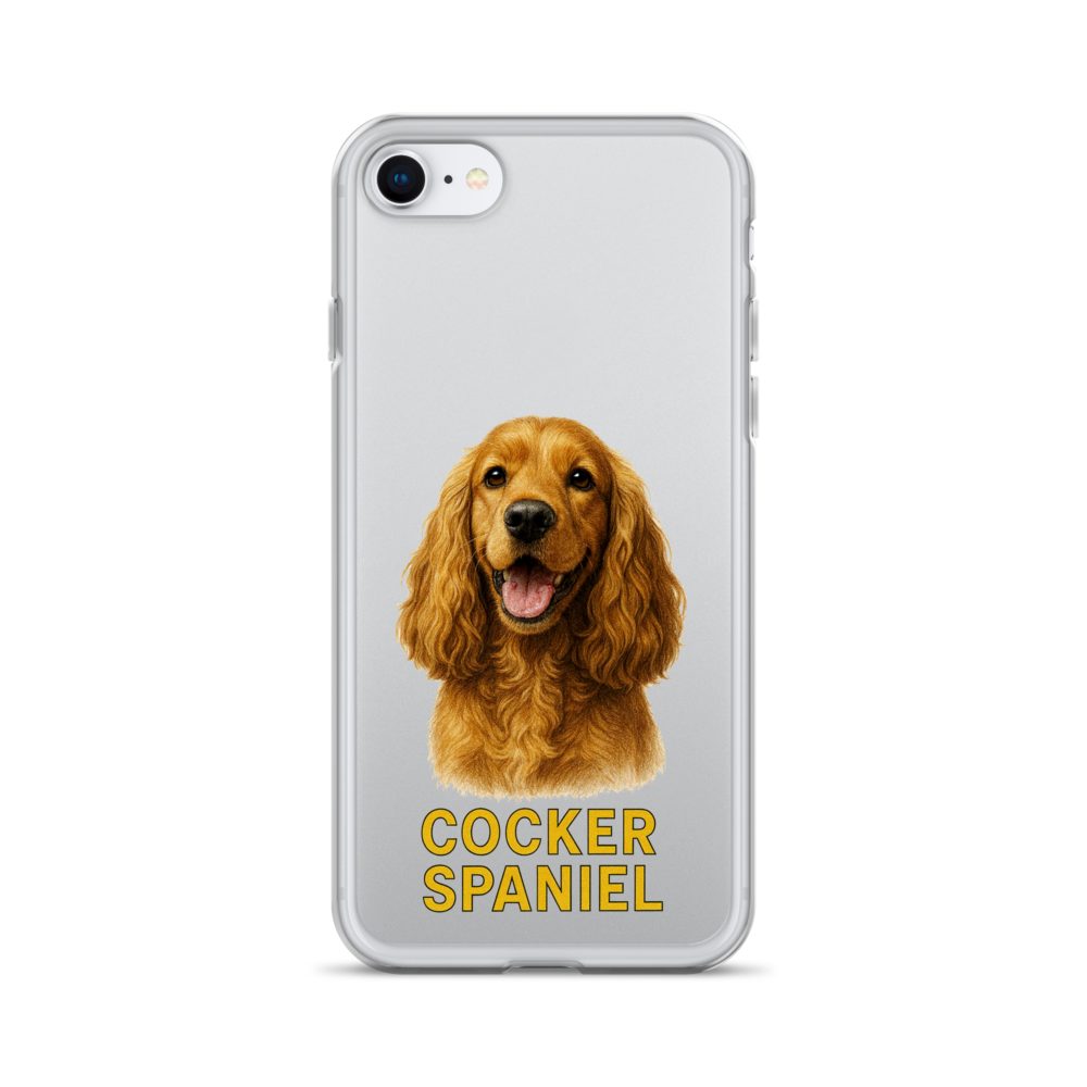 Cocker Spaniel Clear Case for iPhone