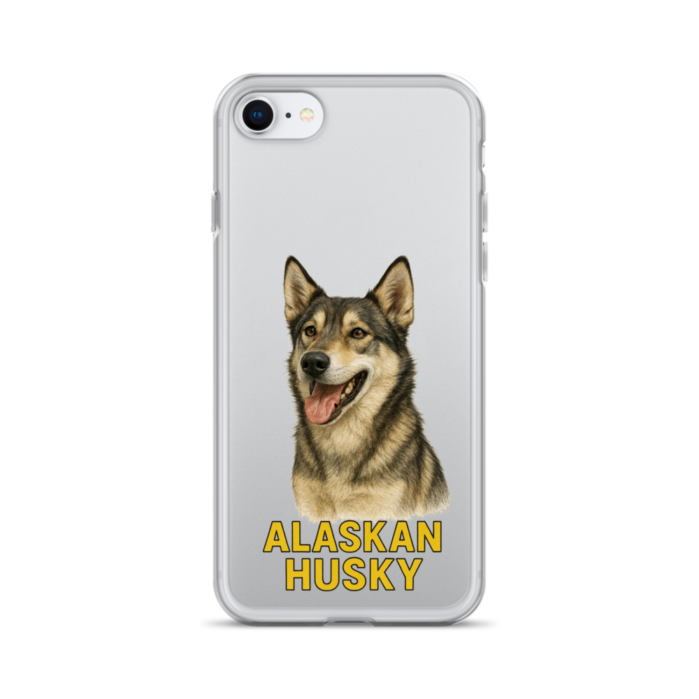 Alaskan Husky Clear Case for iPhone