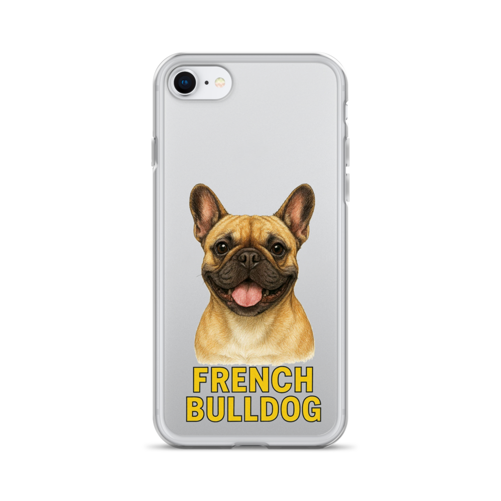 French Bulldog Clear Case for iPhone