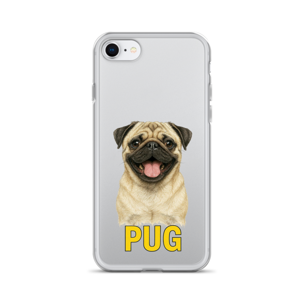 Pug Clear Case for iPhone