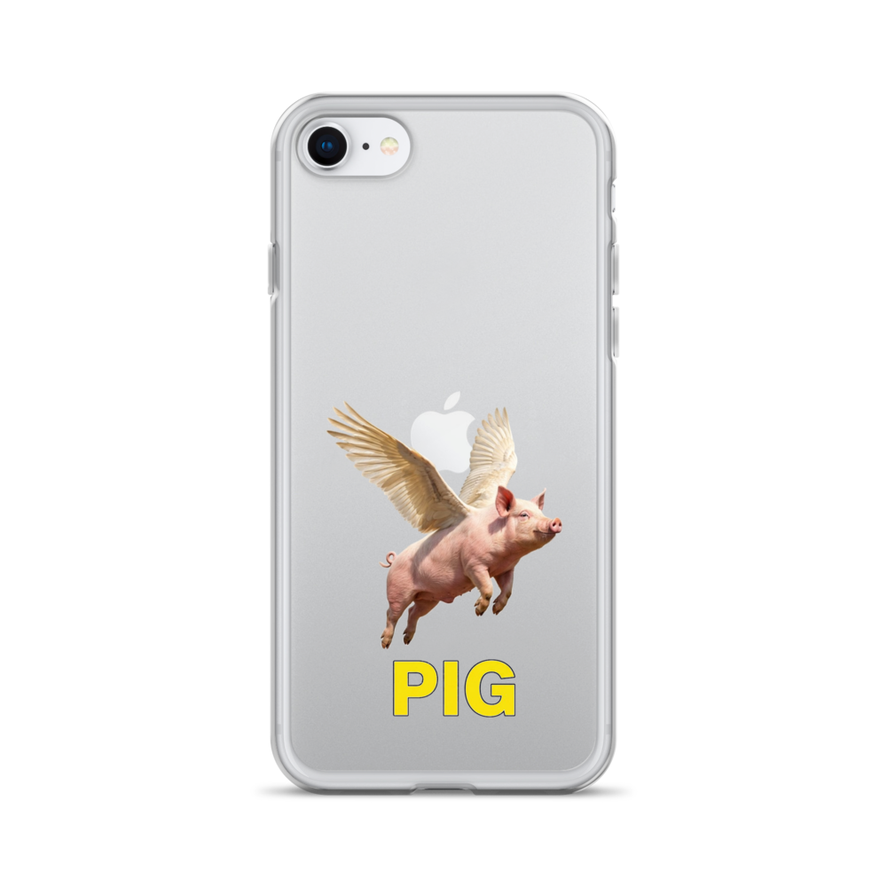 Flying Pig Clear Case for iPhone®