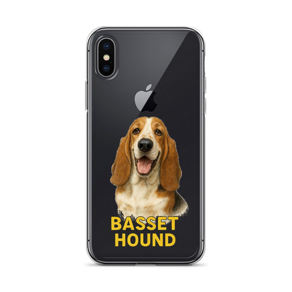 Basset Hound Clear Case for iPhone