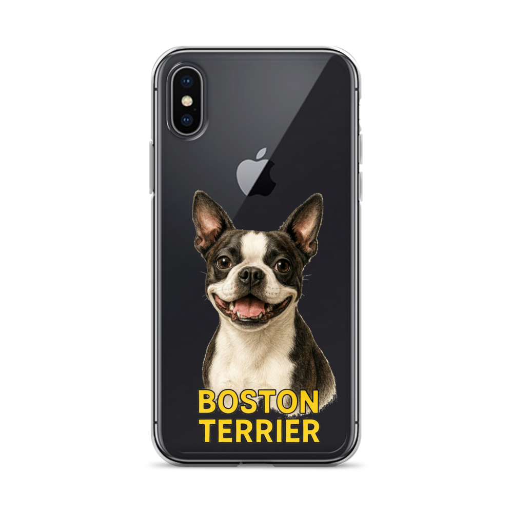 Boston Terrier Clear Case for iPhone