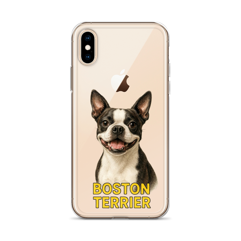 Boston Terrier Clear Case for iPhone